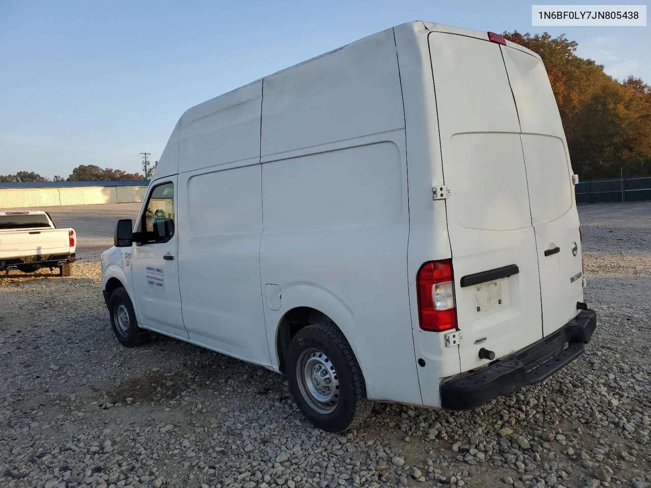 2018 Nissan Nv 2500 S VIN: 1N6BF0LY7JN805438 Lot: 78133964