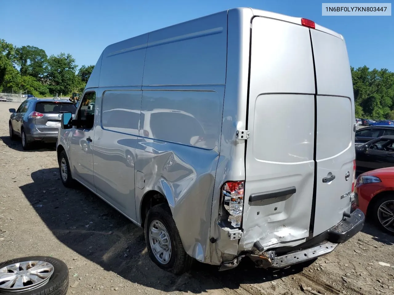 2019 Nissan Nv 2500 S VIN: 1N6BF0LY7KN803447 Lot: 61218684