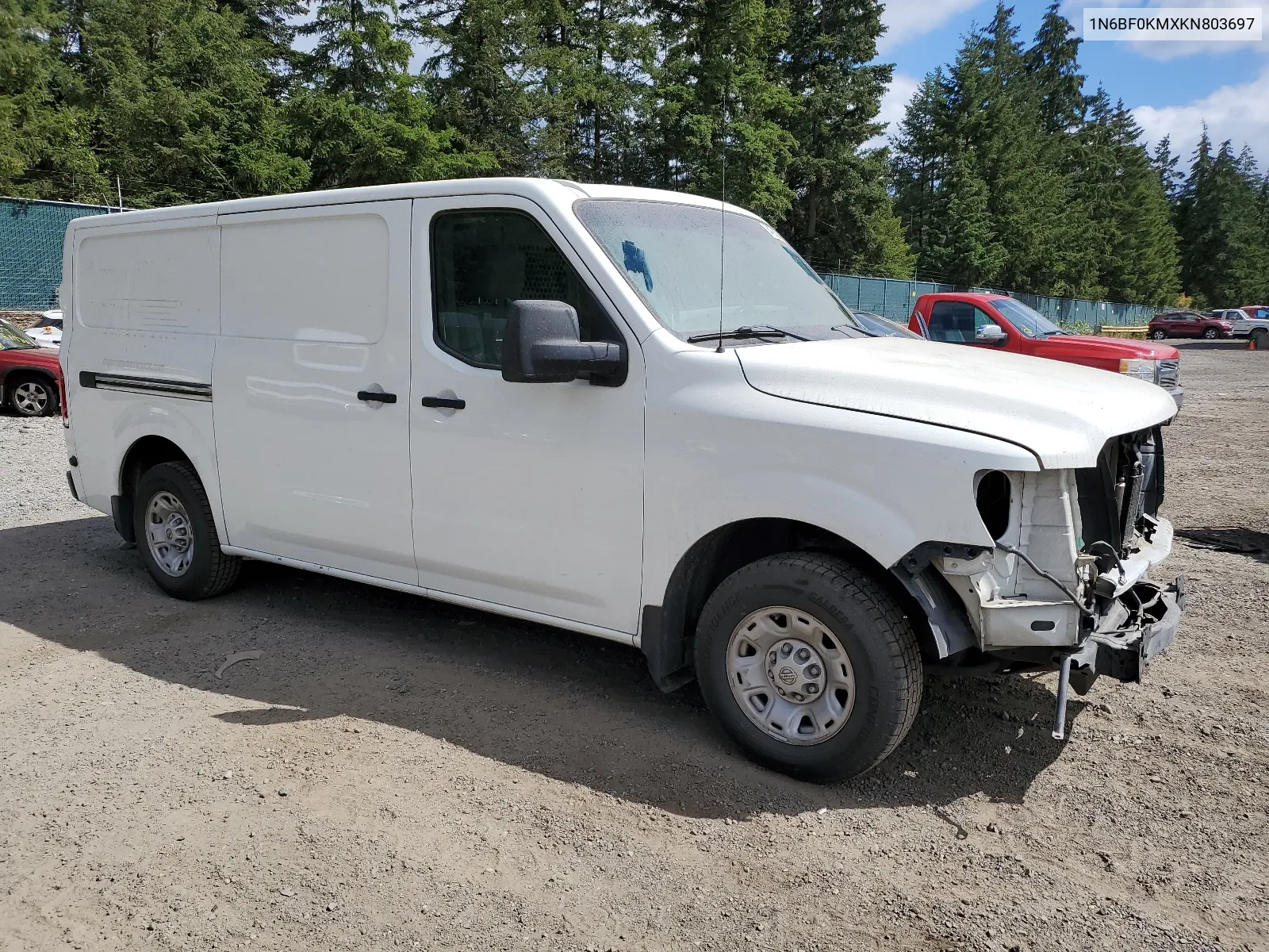 2019 Nissan Nv 1500 S VIN: 1N6BF0KMXKN803697 Lot: 64755254