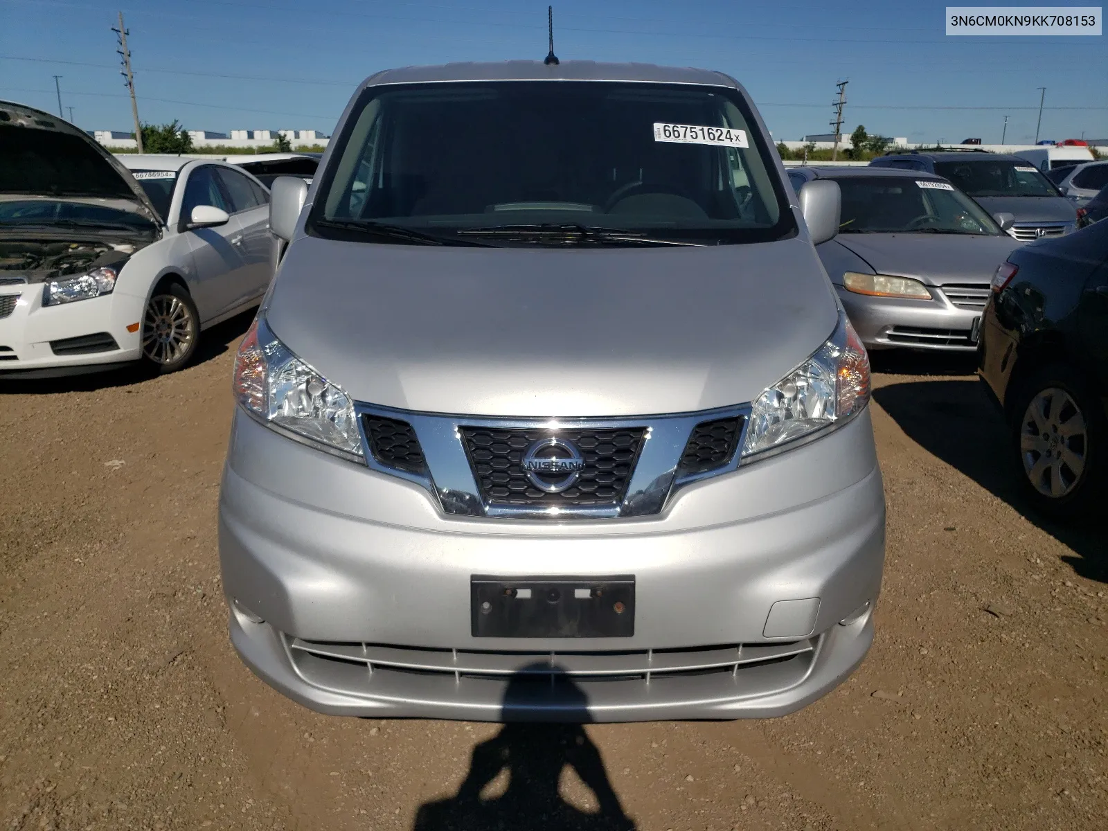 2019 Nissan Nv200 2.5S VIN: 3N6CM0KN9KK708153 Lot: 66751624