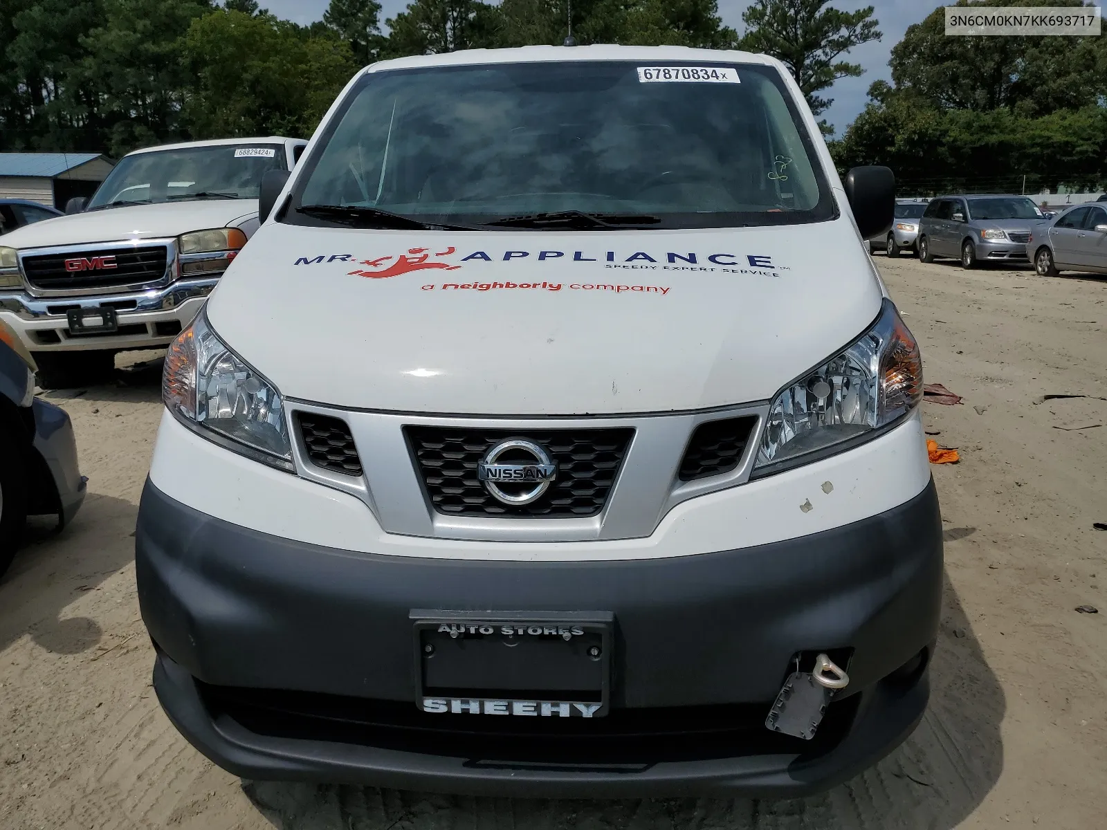 2019 Nissan Nv200 2.5S VIN: 3N6CM0KN7KK693717 Lot: 67870834