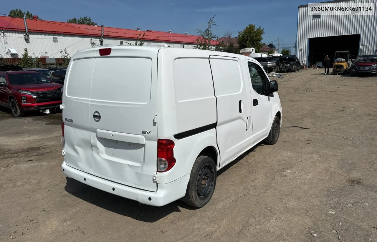 3N6CM0KN6KK691134 2019 Nissan Nv200 2.5S