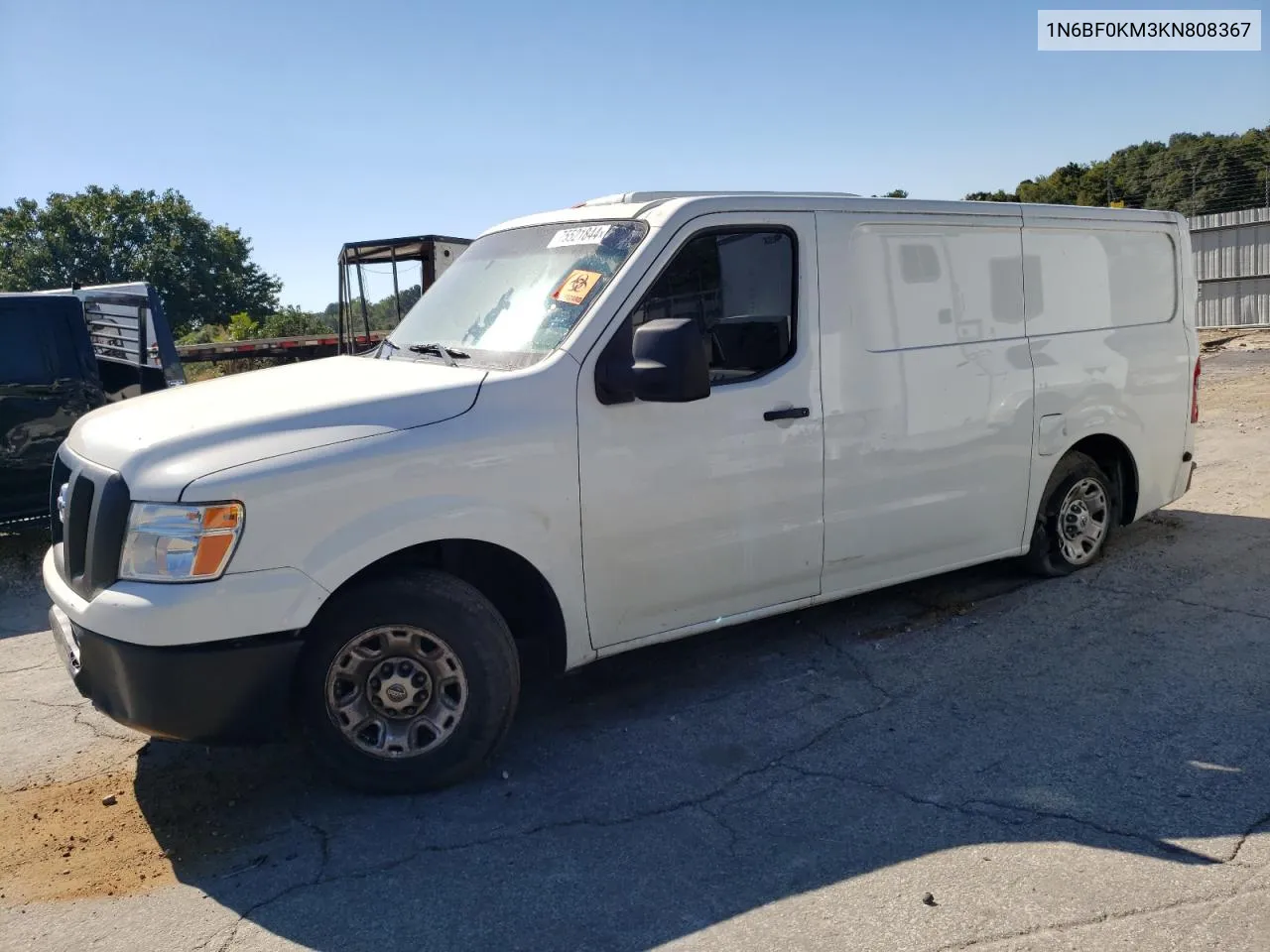 2019 Nissan Nv 1500 S VIN: 1N6BF0KM3KN808367 Lot: 75521844