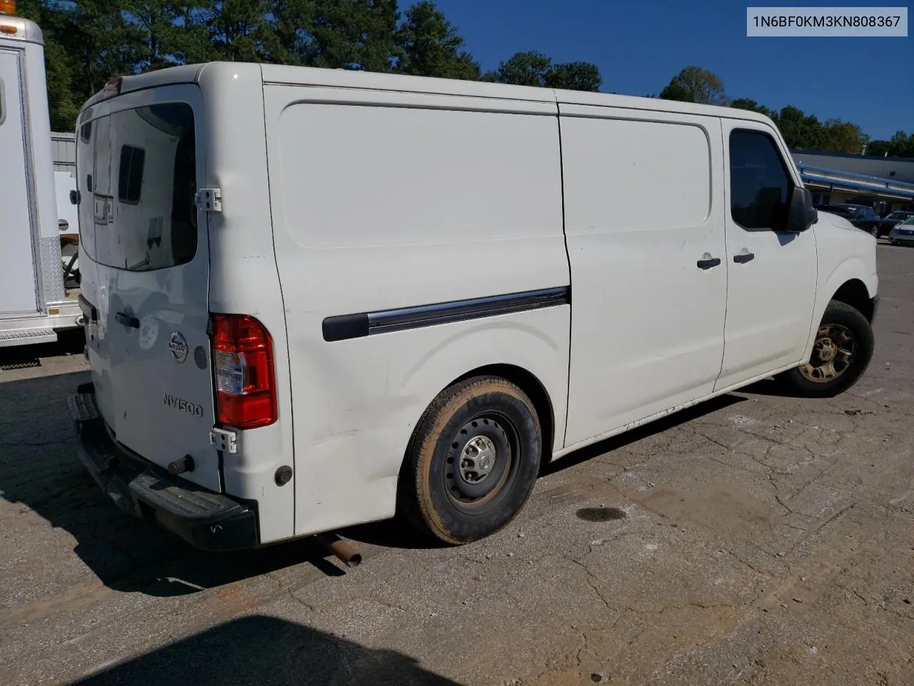 2019 Nissan Nv 1500 S VIN: 1N6BF0KM3KN808367 Lot: 75521844