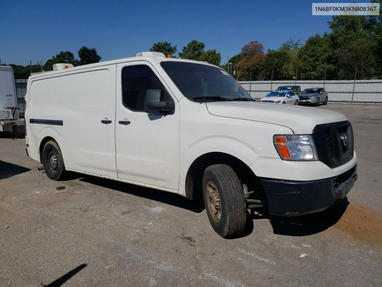 2019 Nissan Nv 1500 S VIN: 1N6BF0KM3KN808367 Lot: 75521844