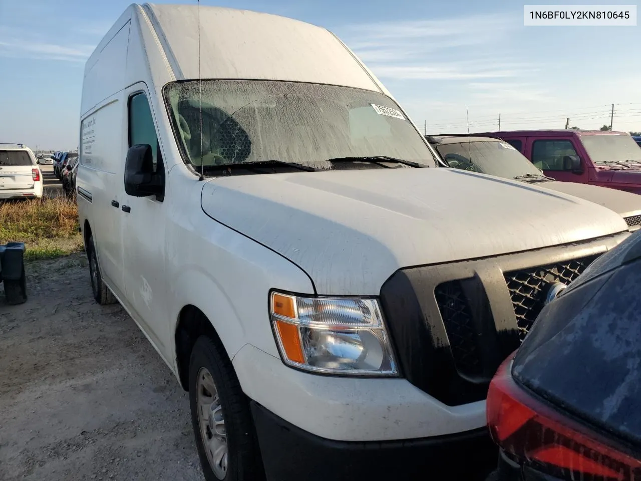 2019 Nissan Nv 2500 S VIN: 1N6BF0LY2KN810645 Lot: 75572524