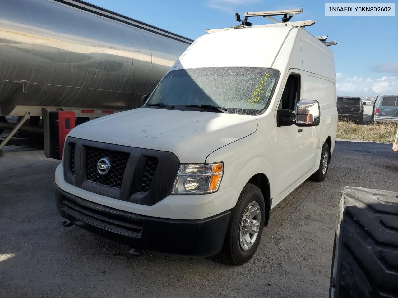 2019 Nissan Nv 2500 S VIN: 1N6AF0LY5KN802602 Lot: 76342404