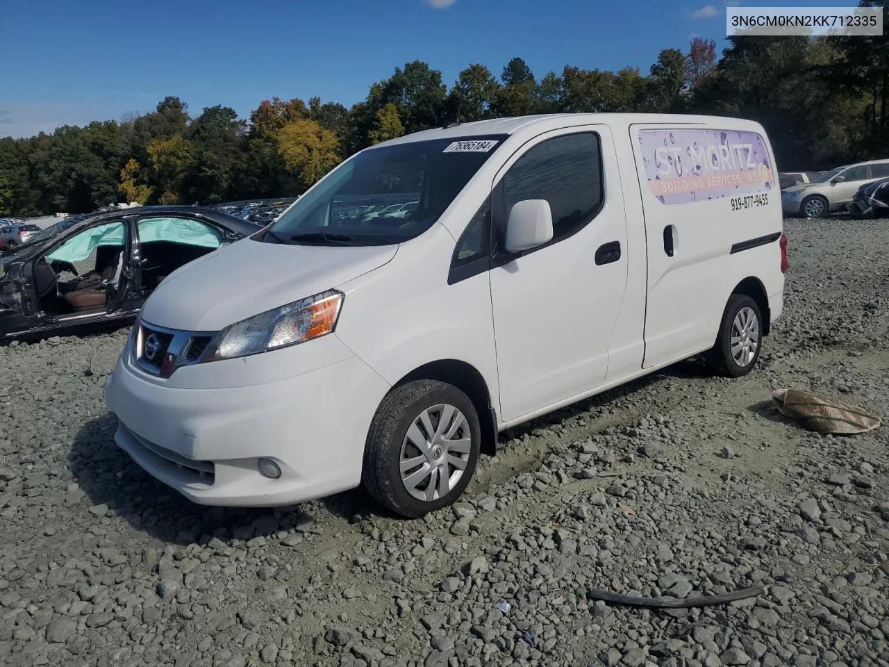 2019 Nissan Nv200 2.5S VIN: 3N6CM0KN2KK712335 Lot: 76365184