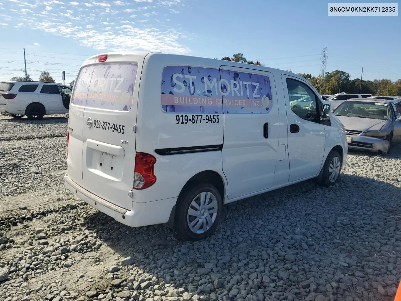 2019 Nissan Nv200 2.5S VIN: 3N6CM0KN2KK712335 Lot: 76365184