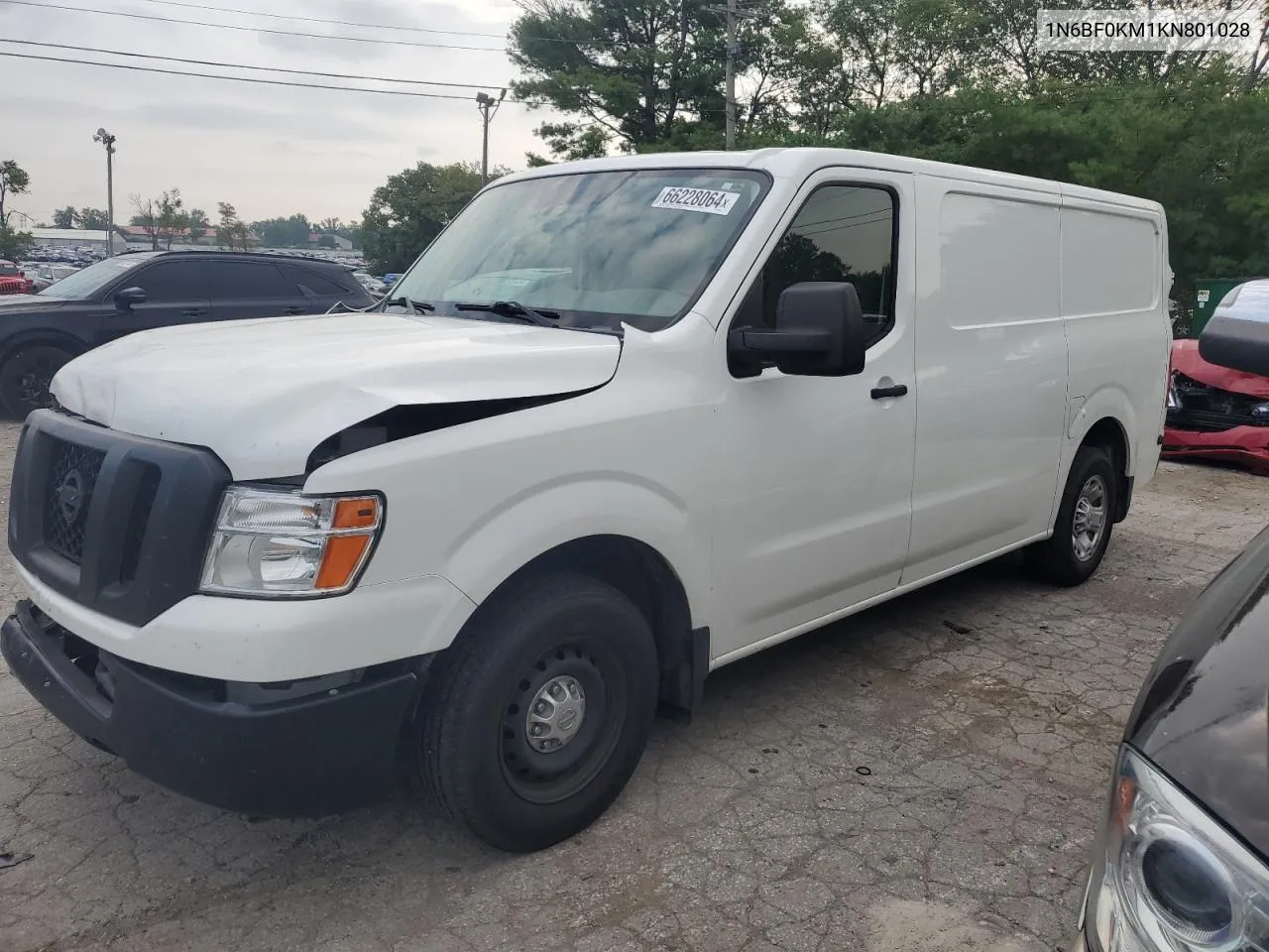 2019 Nissan Nv 1500 S VIN: 1N6BF0KM1KN801028 Lot: 77046294