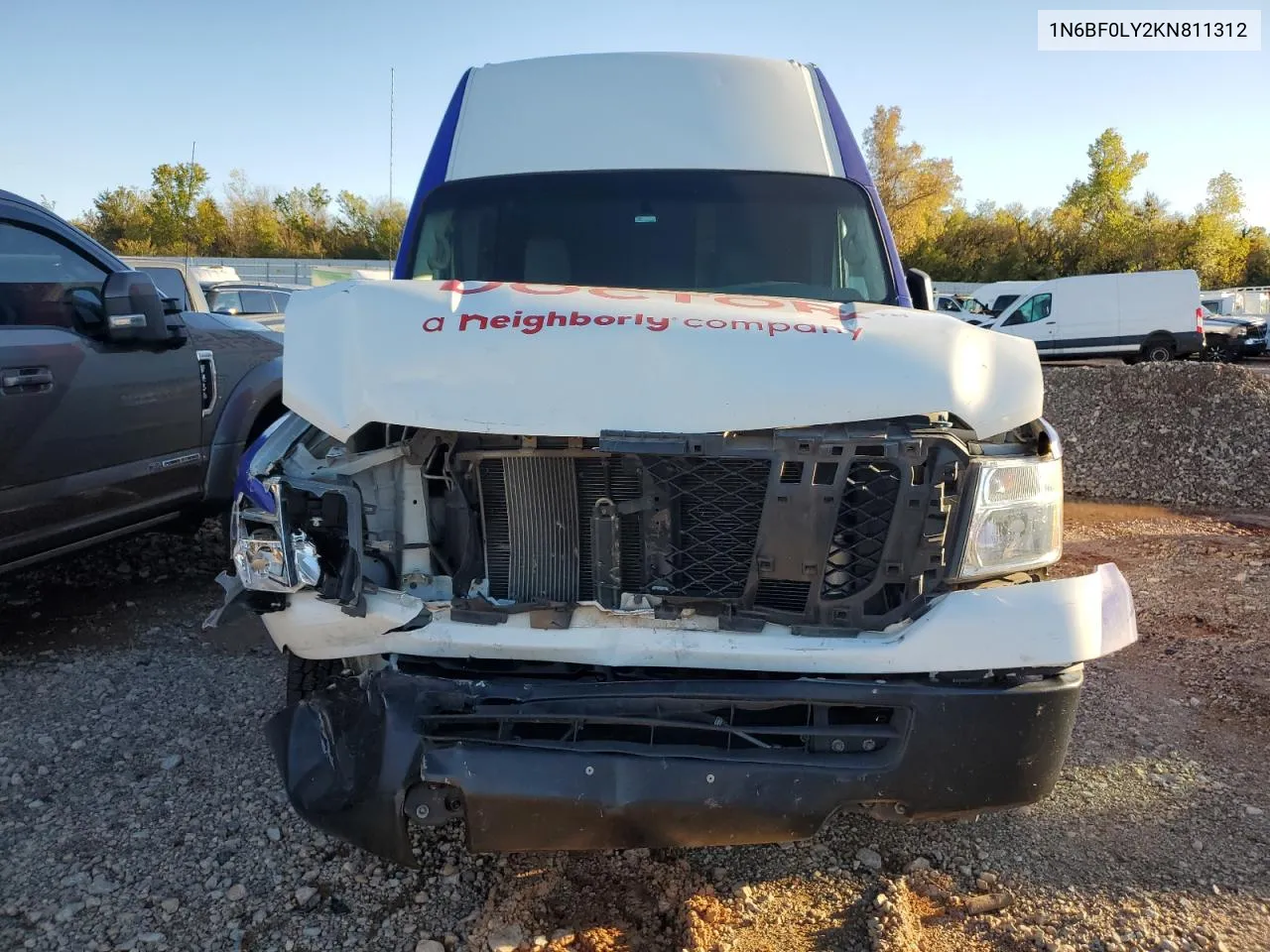 2019 Nissan Nv 2500 S VIN: 1N6BF0LY2KN811312 Lot: 77782814