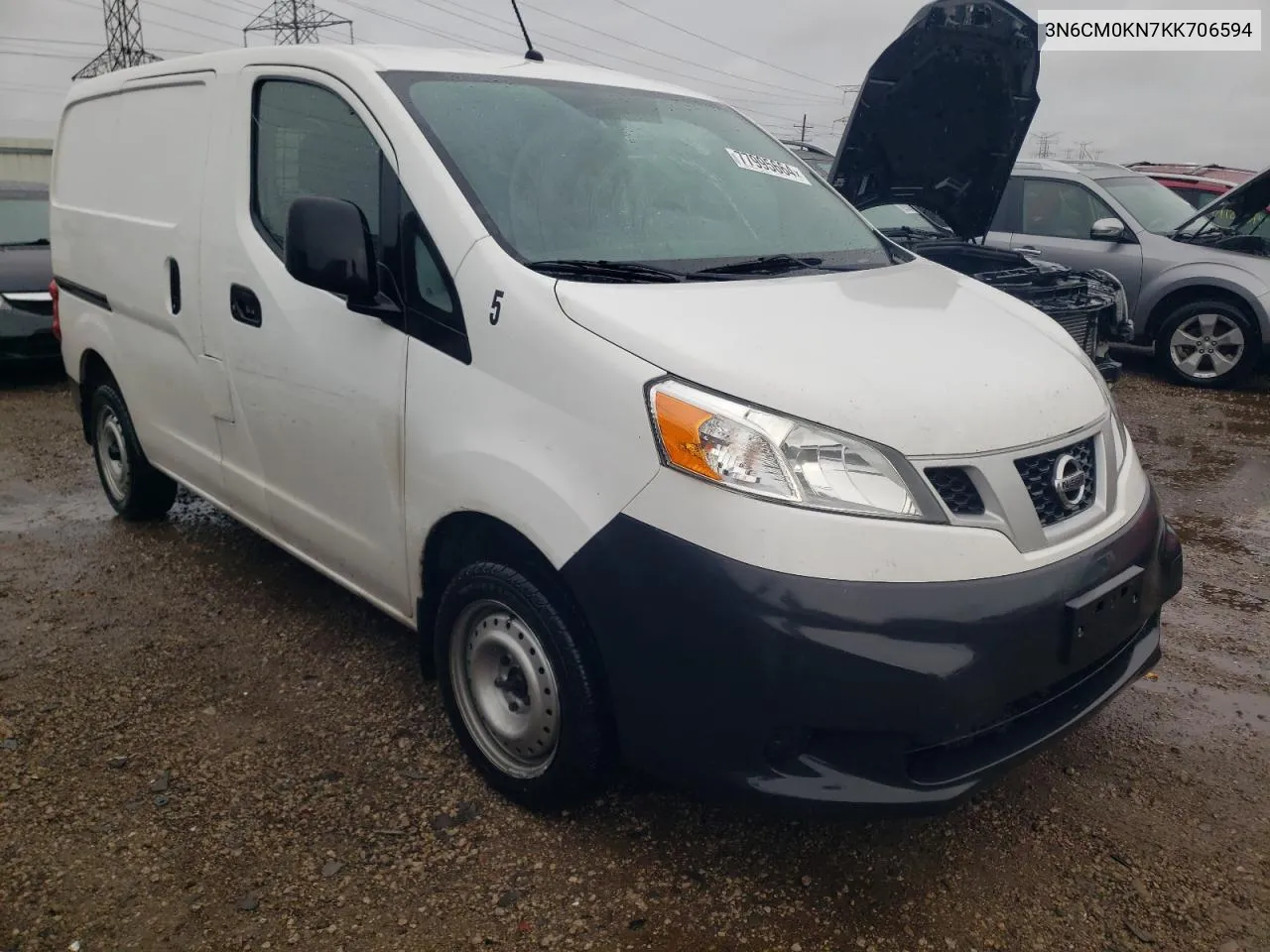 2019 Nissan Nv200 2.5S VIN: 3N6CM0KN7KK706594 Lot: 77995664