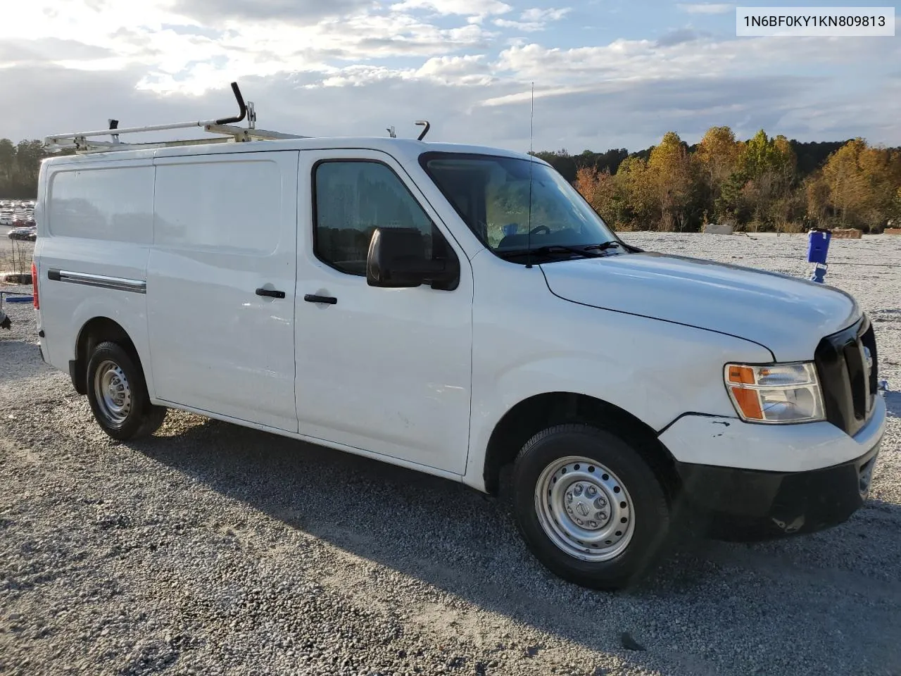 2019 Nissan Nv 2500 S VIN: 1N6BF0KY1KN809813 Lot: 78078804