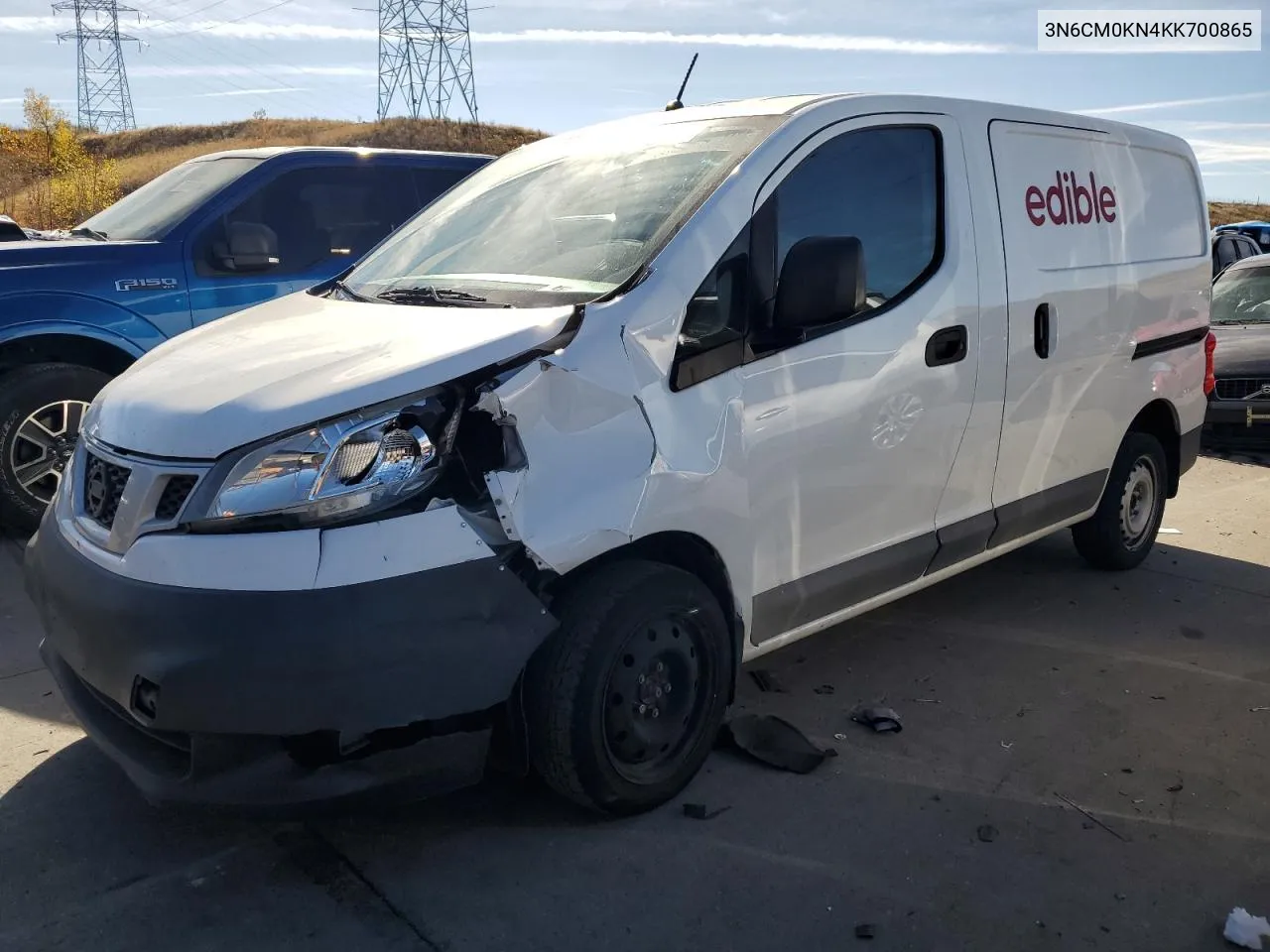 2019 Nissan Nv200 2.5S VIN: 3N6CM0KN4KK700865 Lot: 78718434