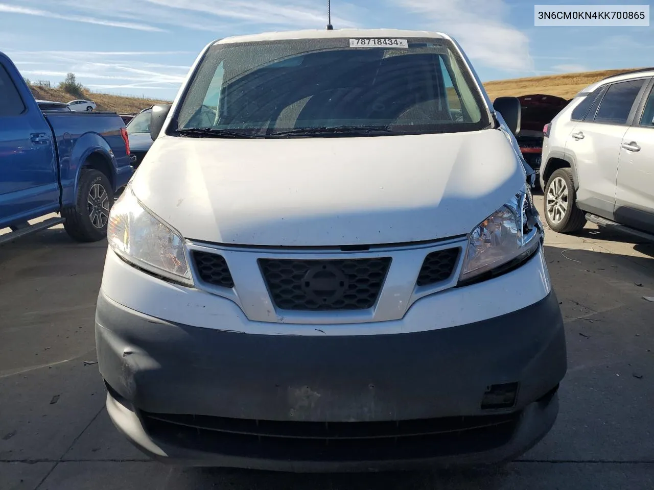 2019 Nissan Nv200 2.5S VIN: 3N6CM0KN4KK700865 Lot: 78718434