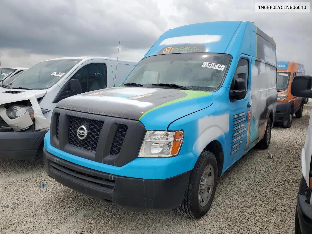 1N6BF0LY5LN806610 2020 Nissan Nv 2500 S