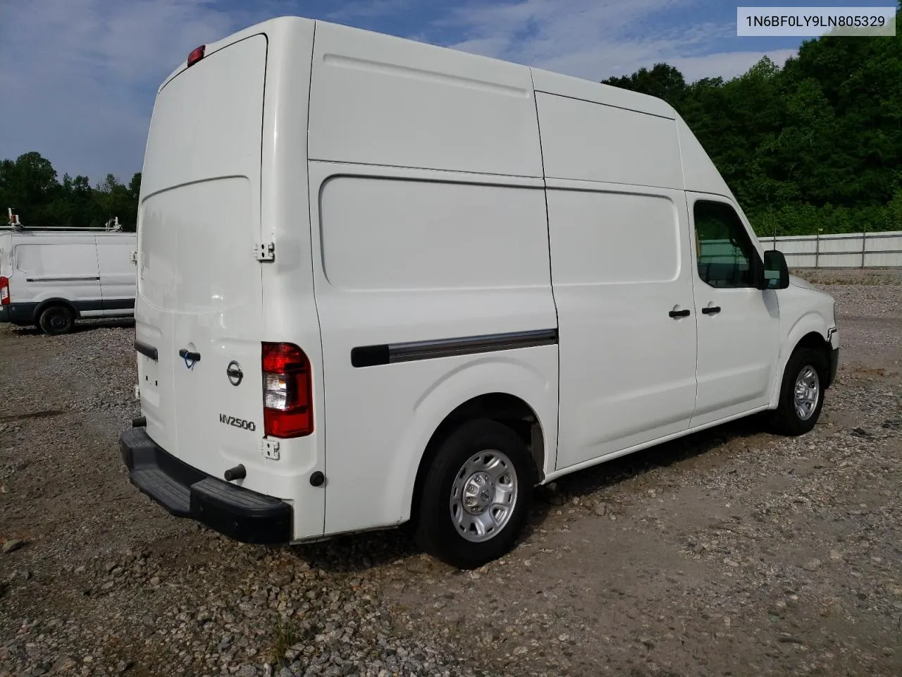 2020 Nissan Nv 2500 S VIN: 1N6BF0LY9LN805329 Lot: 53509564