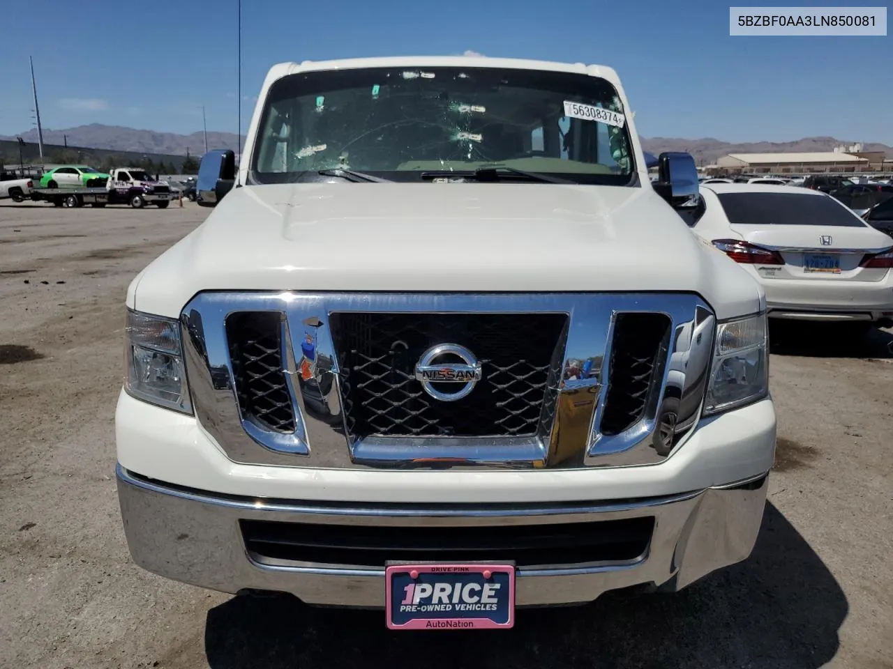 2020 Nissan Nv 3500 VIN: 5BZBF0AA3LN850081 Lot: 56308374