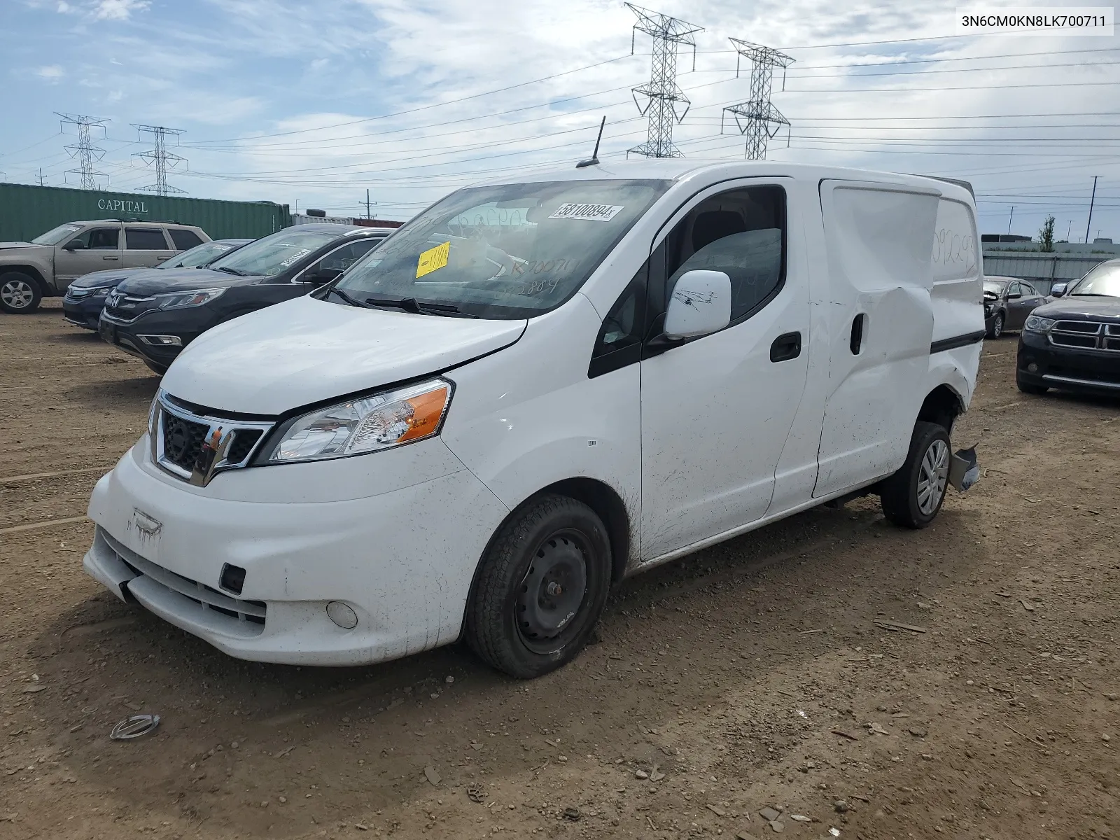 2020 Nissan Nv200 2.5S VIN: 3N6CM0KN8LK700711 Lot: 58100894