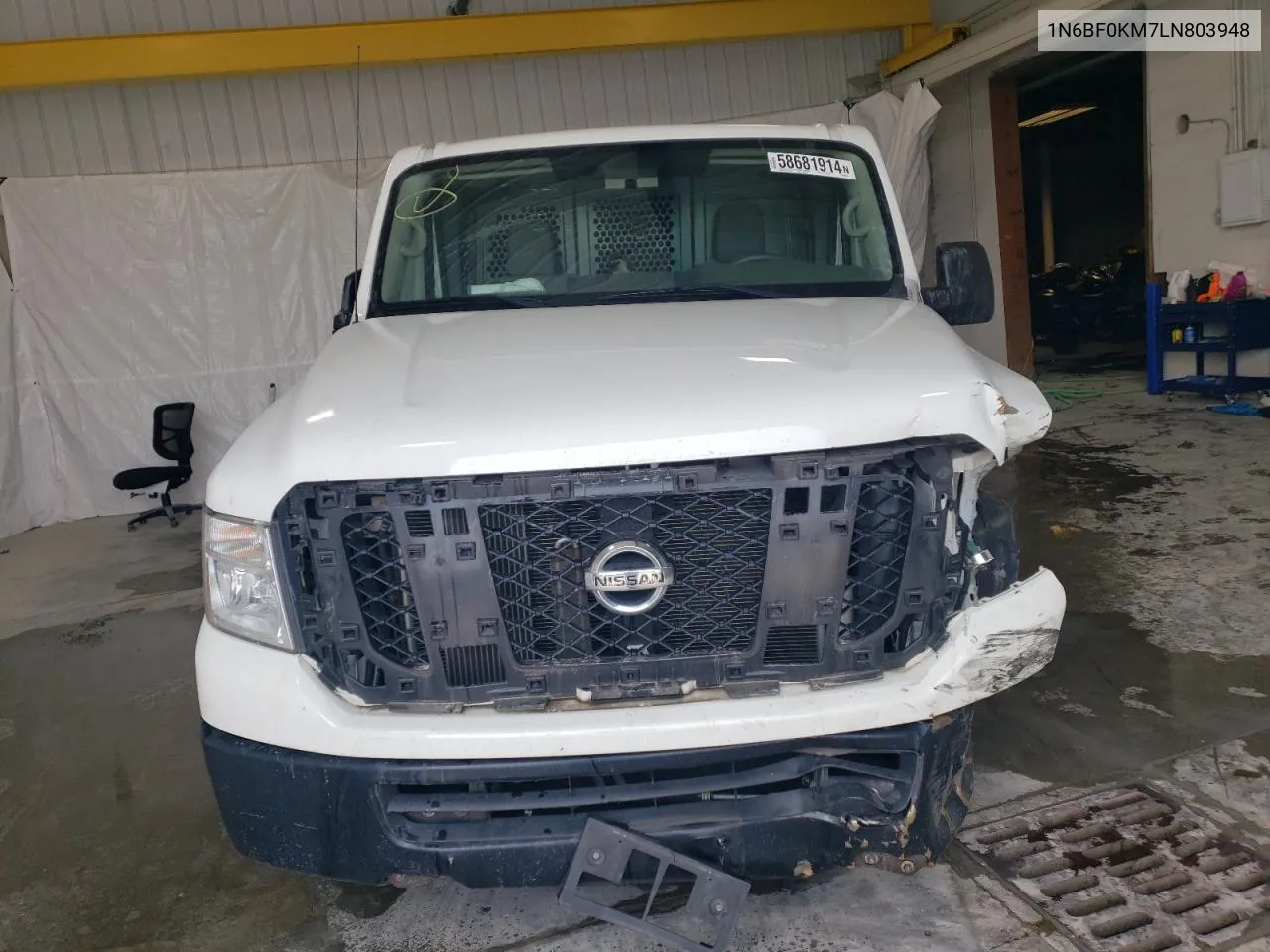 2020 Nissan Nv 1500 S VIN: 1N6BF0KM7LN803948 Lot: 58681914