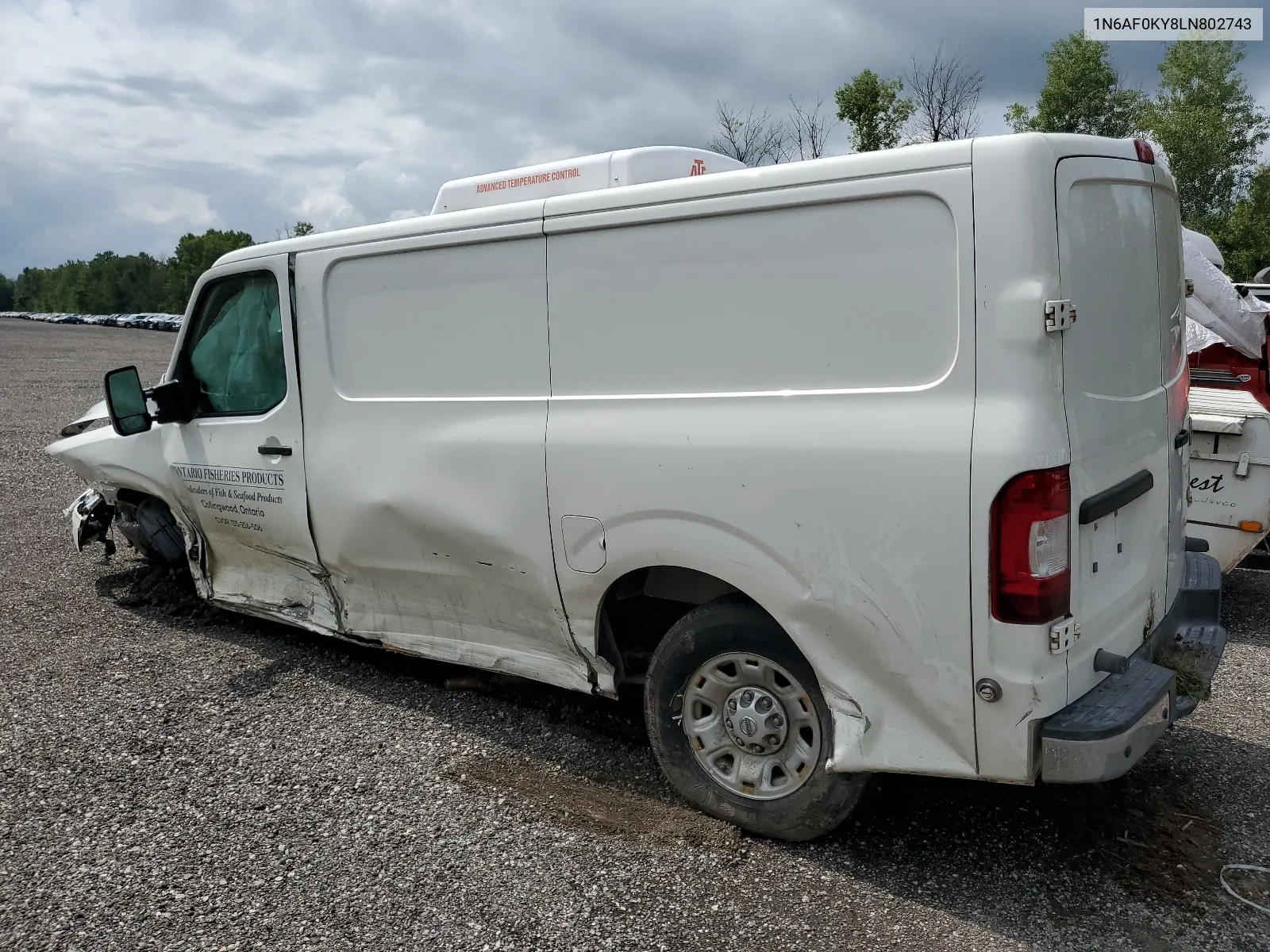 2020 Nissan Nv 2500 Sv VIN: 1N6AF0KY8LN802743 Lot: 65995264