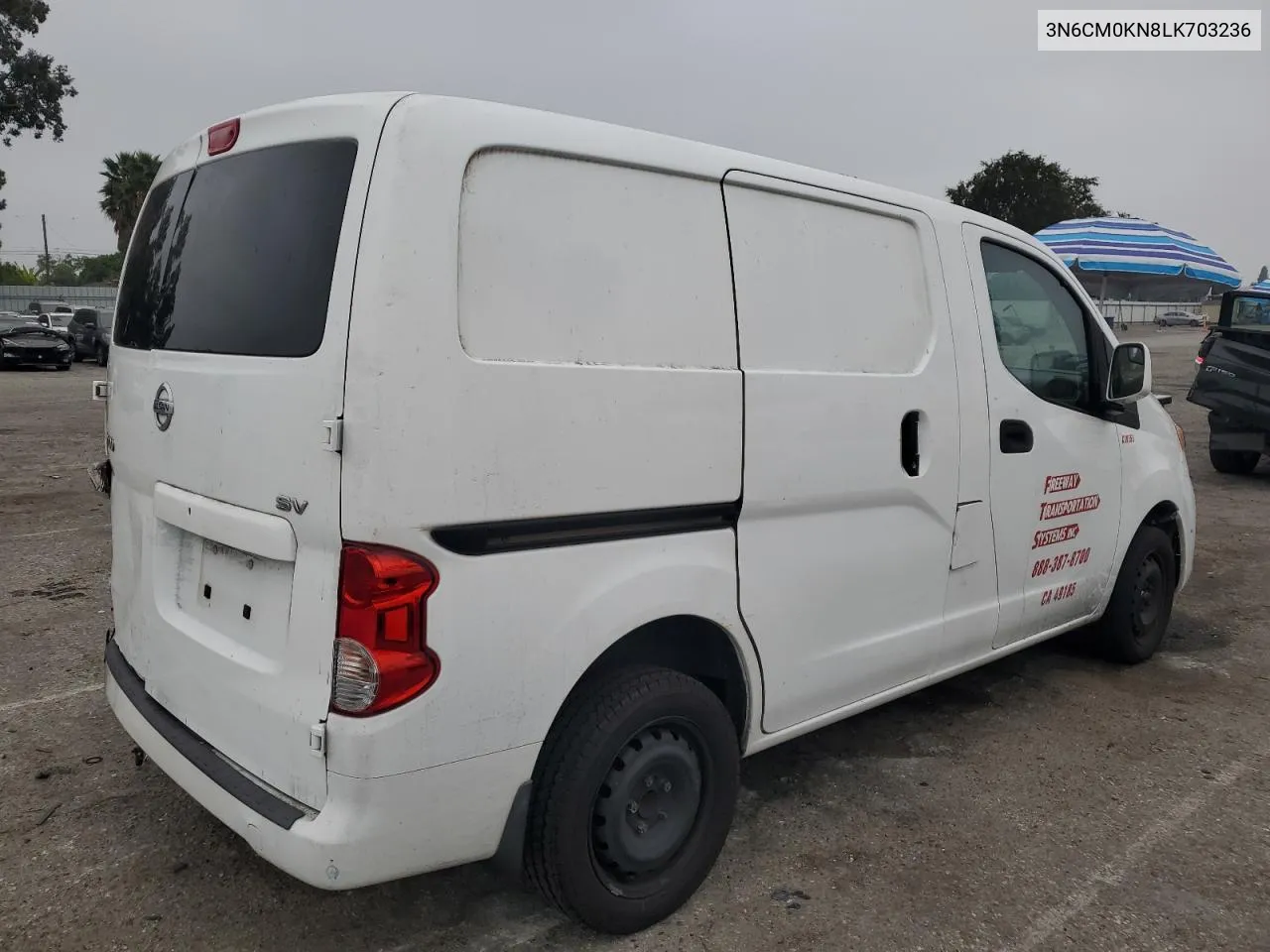 2020 Nissan Nv200 2.5S VIN: 3N6CM0KN8LK703236 Lot: 76105474