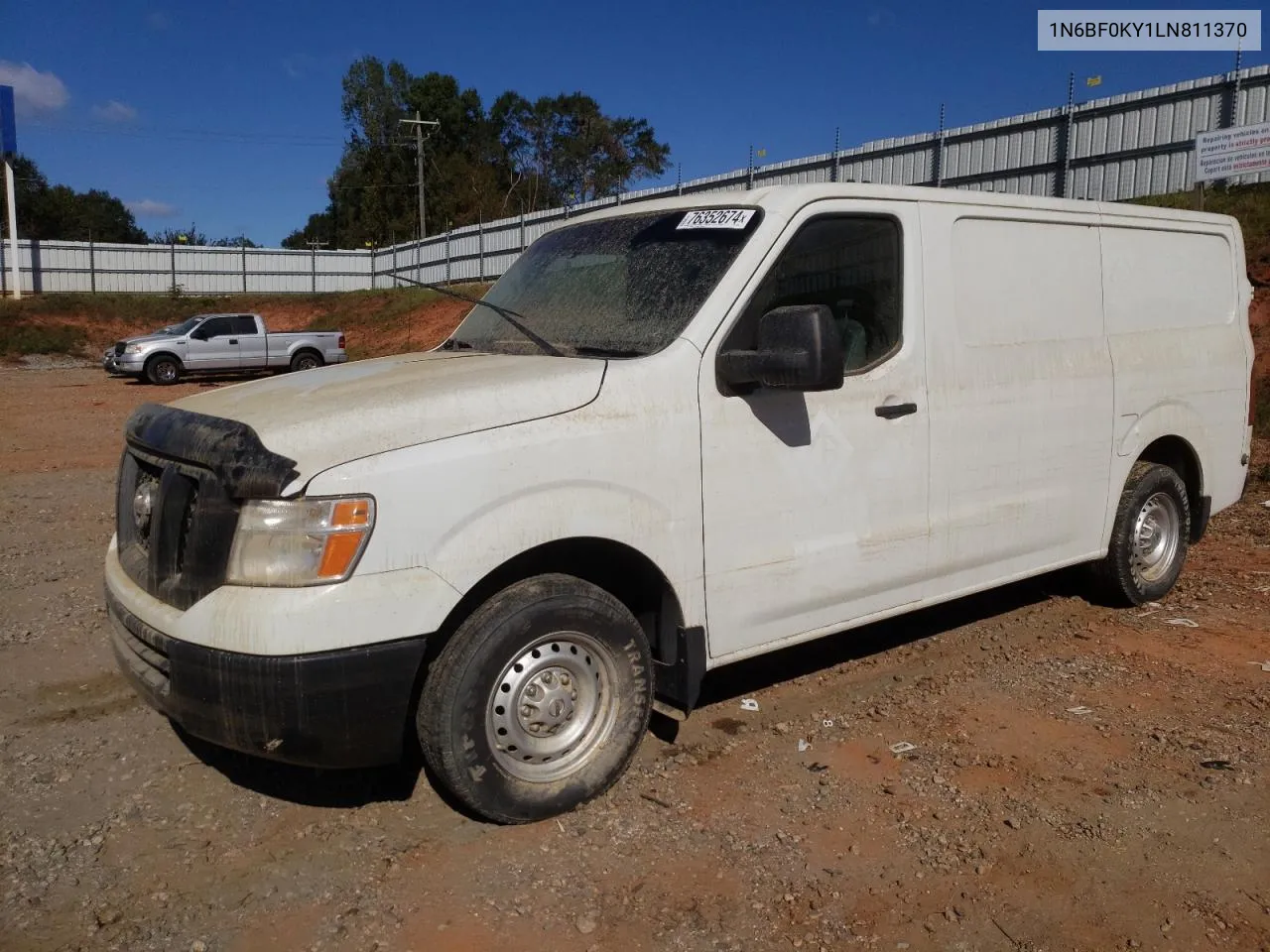 2020 Nissan Nv 2500 S VIN: 1N6BF0KY1LN811370 Lot: 76352674