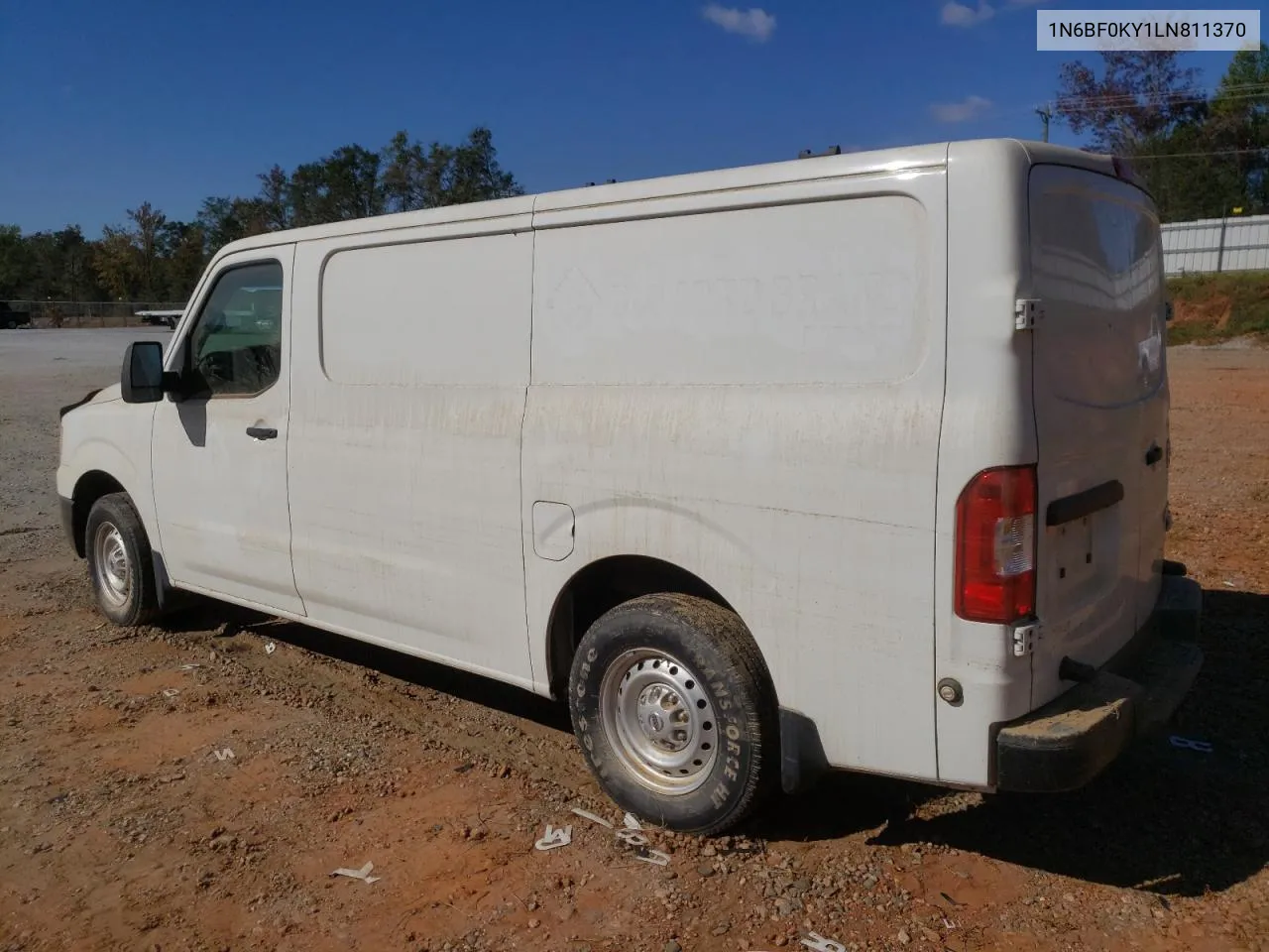 2020 Nissan Nv 2500 S VIN: 1N6BF0KY1LN811370 Lot: 76352674