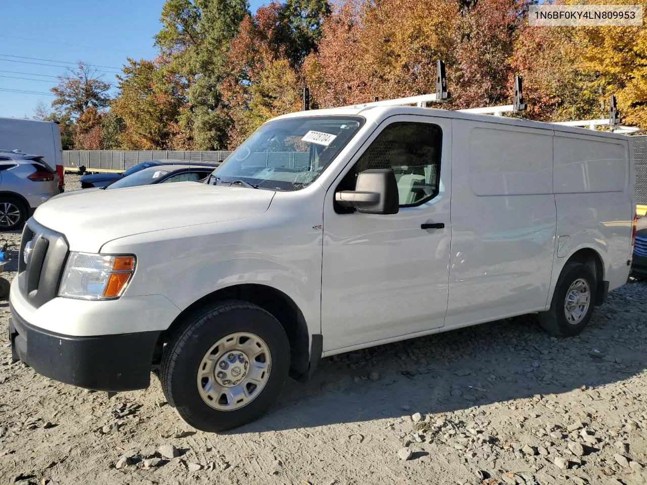 2020 Nissan Nv 2500 S VIN: 1N6BF0KY4LN809953 Lot: 77728704