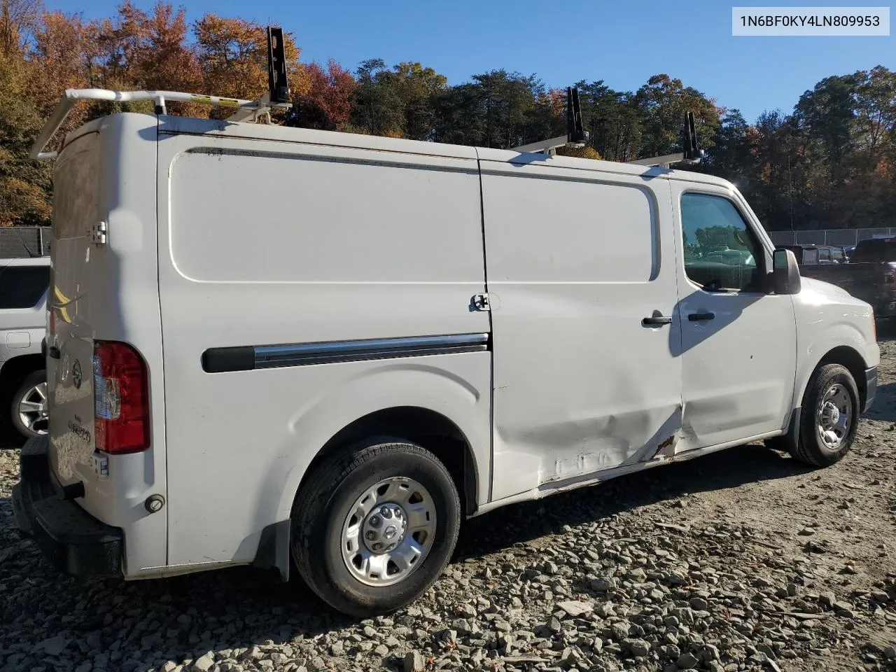 2020 Nissan Nv 2500 S VIN: 1N6BF0KY4LN809953 Lot: 77728704