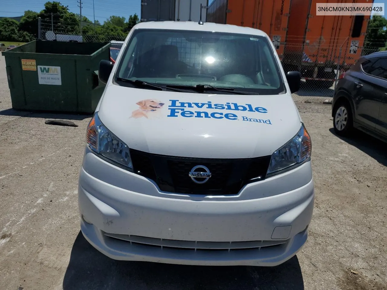 2021 Nissan Nv200 2.5S VIN: 3N6CM0KN3MK690428 Lot: 56675344