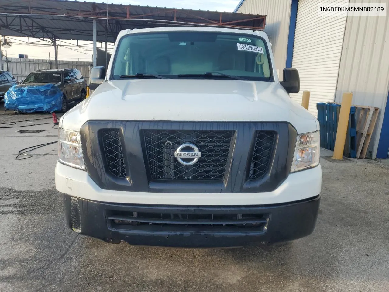 2021 Nissan Nv 1500 S VIN: 1N6BF0KM5MN802489 Lot: 68467604