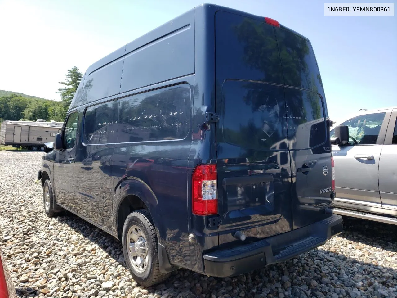 2021 Nissan Nv 2500 S VIN: 1N6BF0LY9MN800861 Lot: 69725684