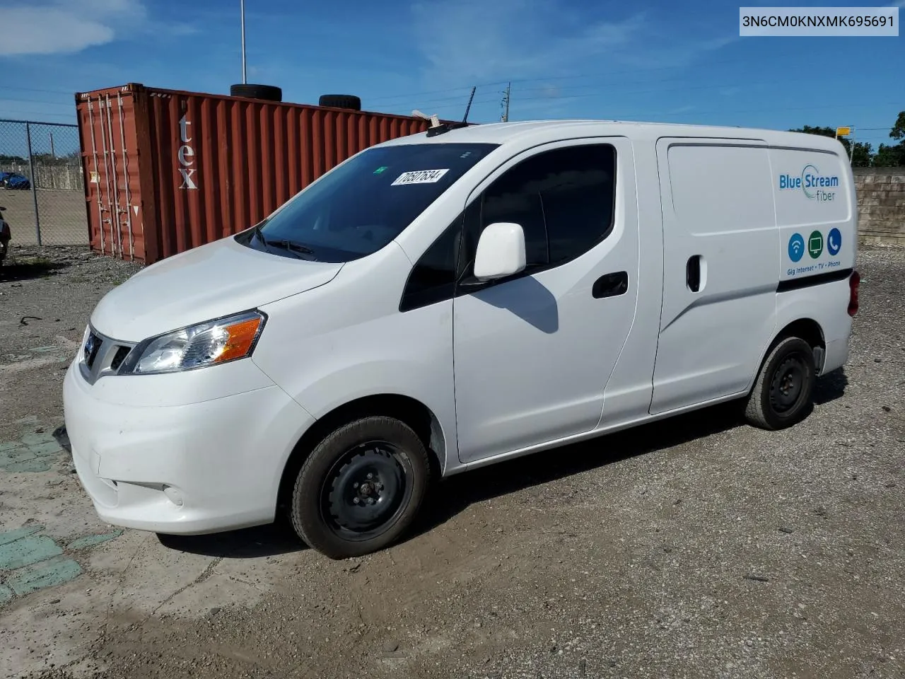 2021 Nissan Nv200 2.5S VIN: 3N6CM0KNXMK695691 Lot: 70507634