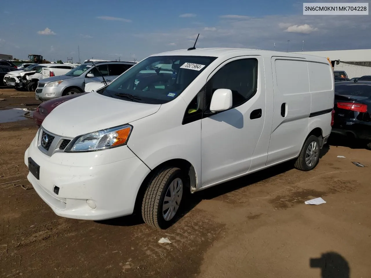 2021 Nissan Nv200 2.5S VIN: 3N6CM0KN1MK704228 Lot: 70521964