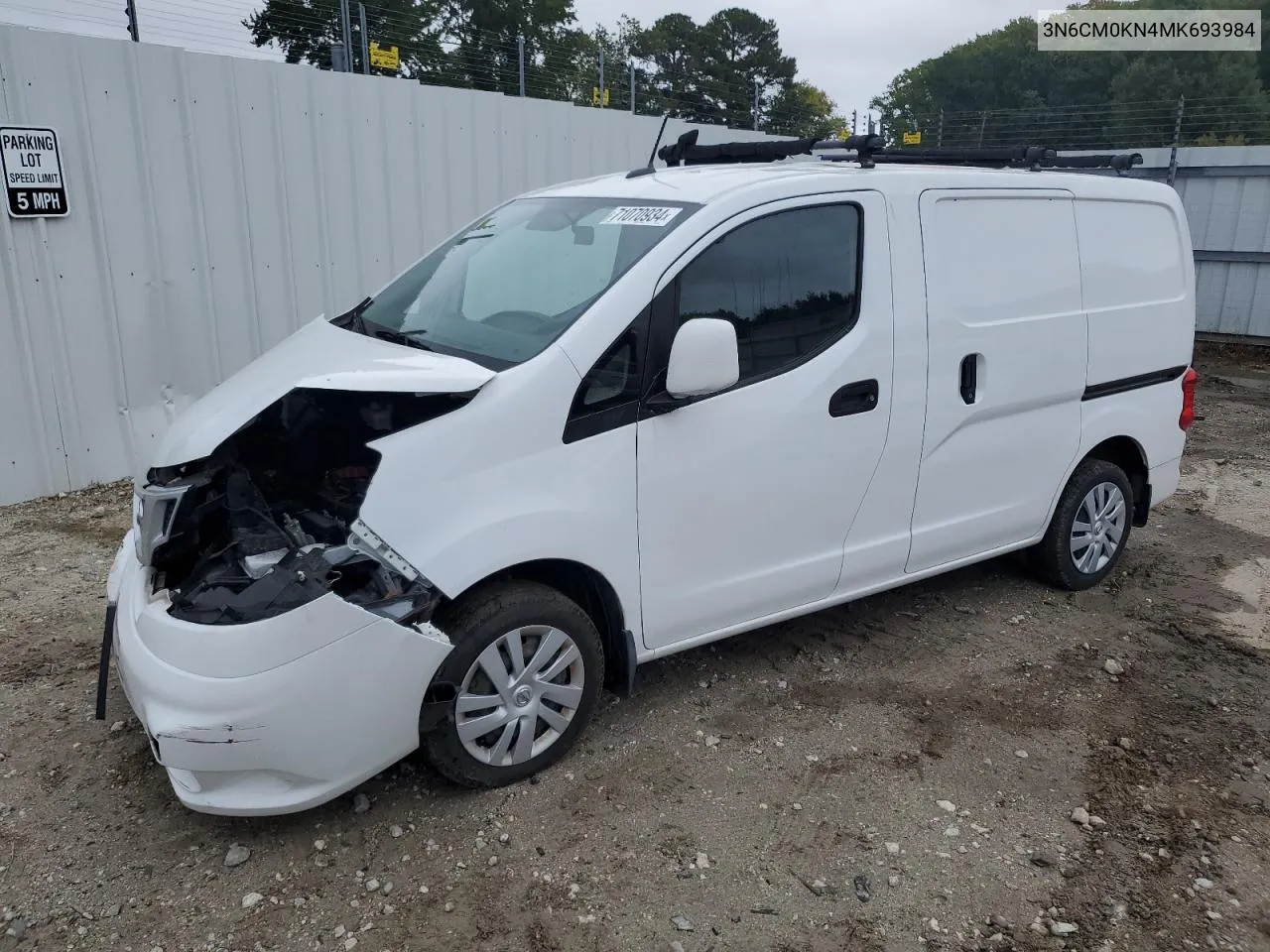 2021 Nissan Nv200 2.5S VIN: 3N6CM0KN4MK693984 Lot: 71070934