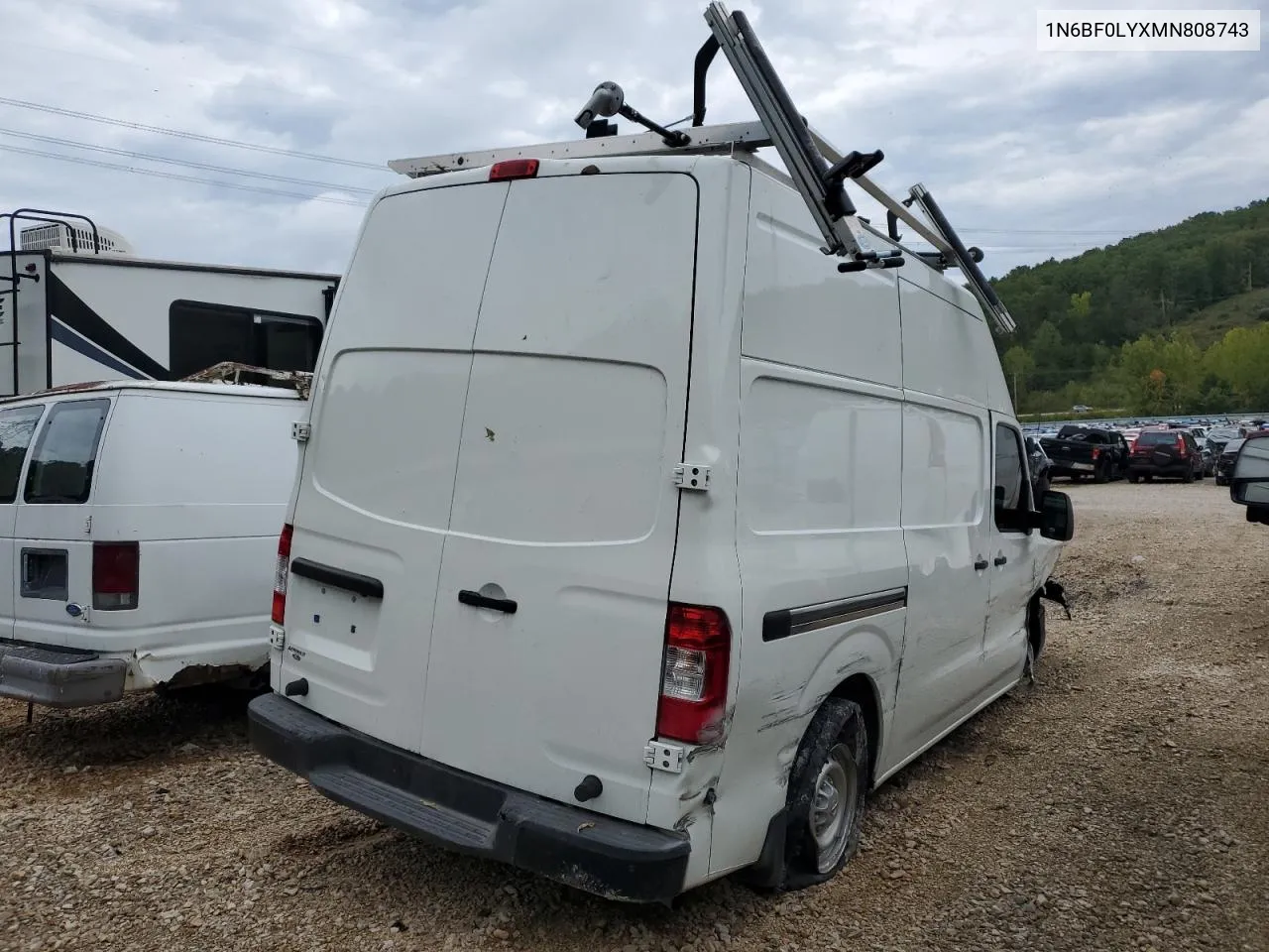 1N6BF0LYXMN808743 2021 Nissan Nv 2500 S