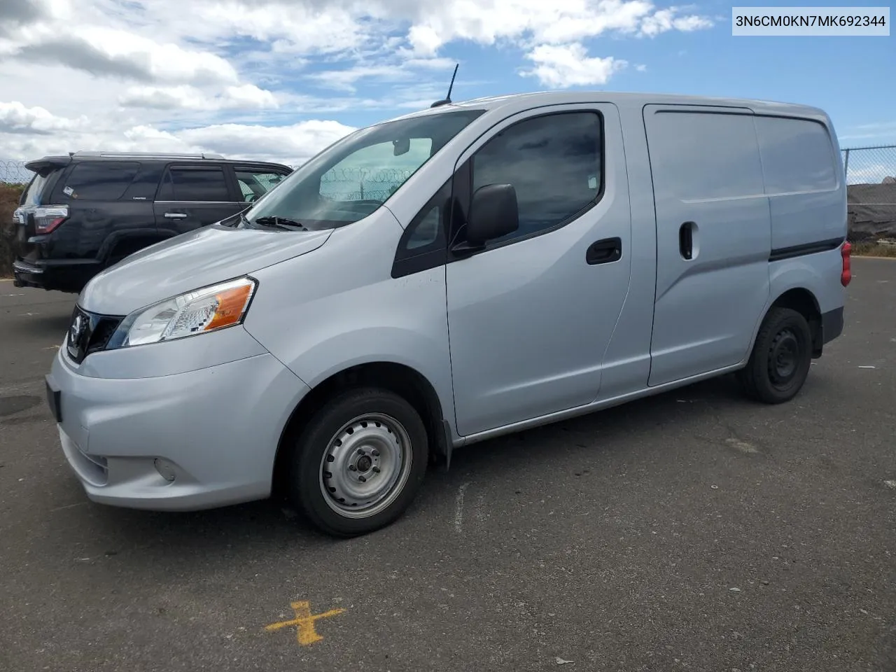 2021 Nissan Nv200 2.5S VIN: 3N6CM0KN7MK692344 Lot: 74939694