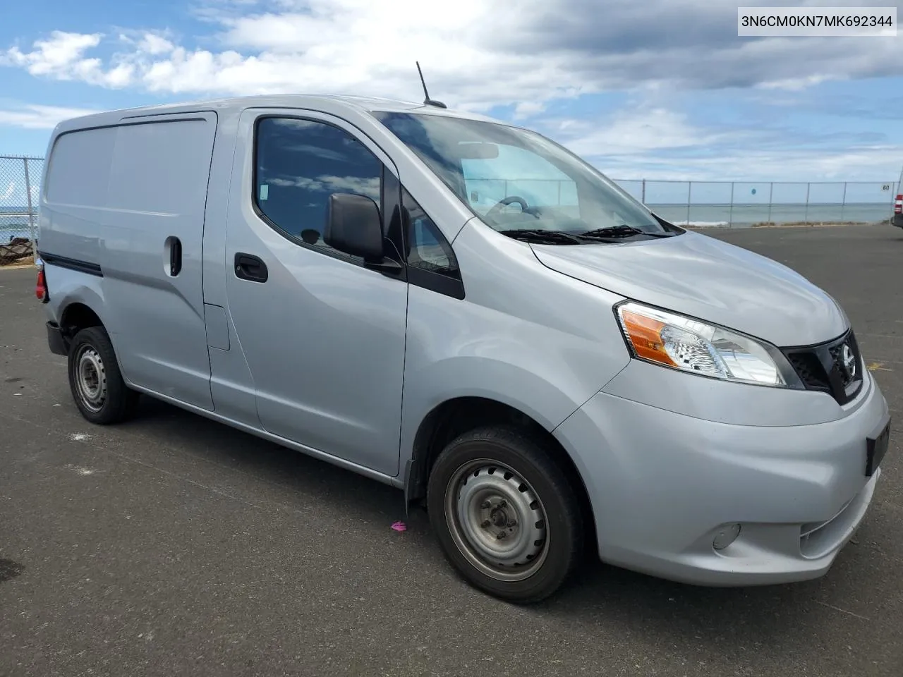 2021 Nissan Nv200 2.5S VIN: 3N6CM0KN7MK692344 Lot: 74939694