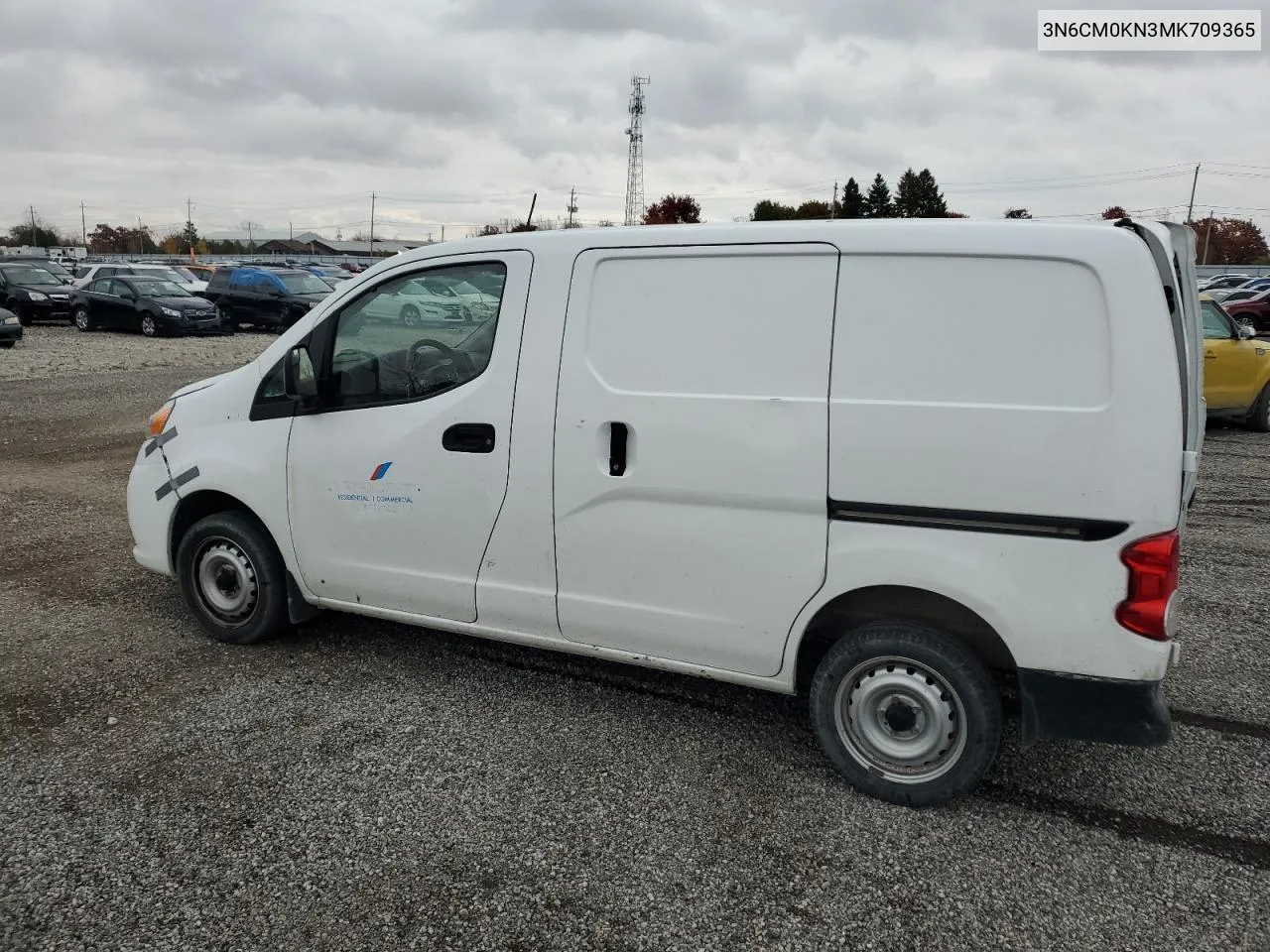 2021 Nissan Nv200 2.5S VIN: 3N6CM0KN3MK709365 Lot: 75156724