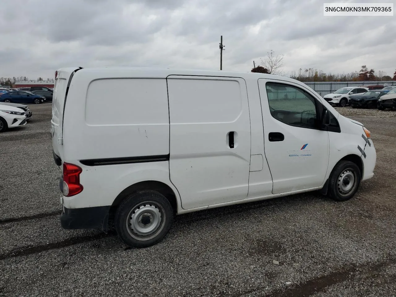 2021 Nissan Nv200 2.5S VIN: 3N6CM0KN3MK709365 Lot: 75156724