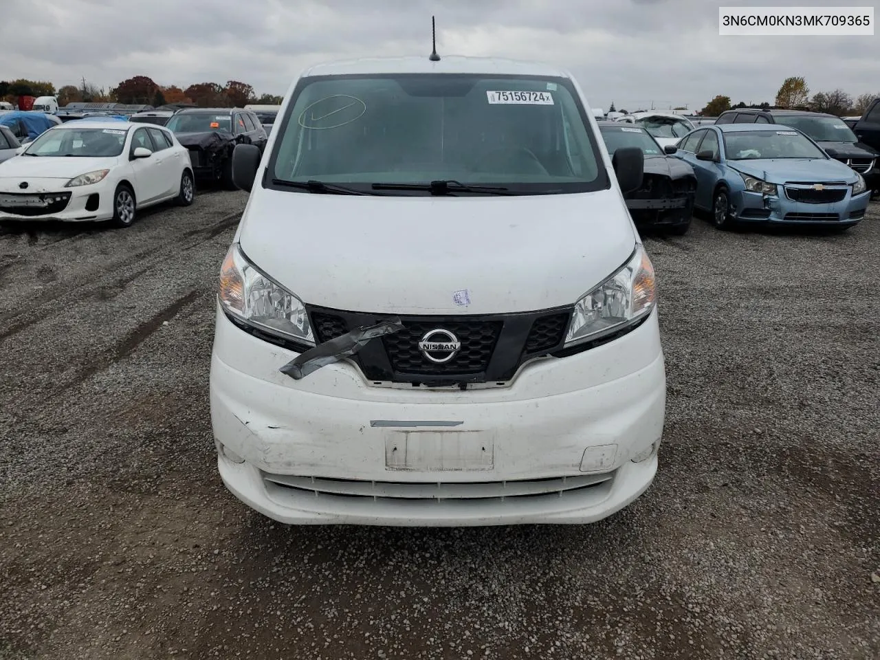 2021 Nissan Nv200 2.5S VIN: 3N6CM0KN3MK709365 Lot: 75156724