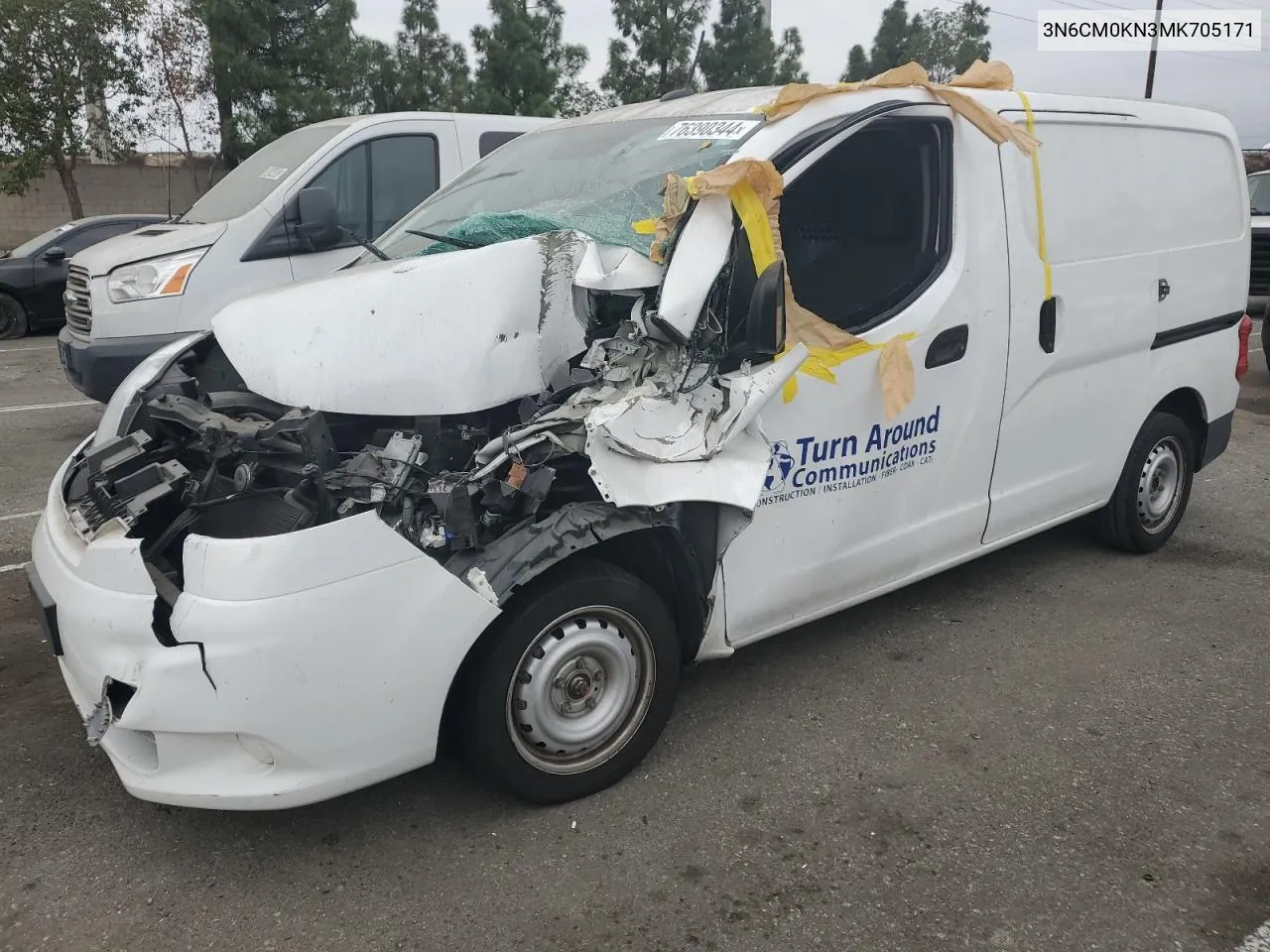 2021 Nissan Nv200 2.5S VIN: 3N6CM0KN3MK705171 Lot: 76390344