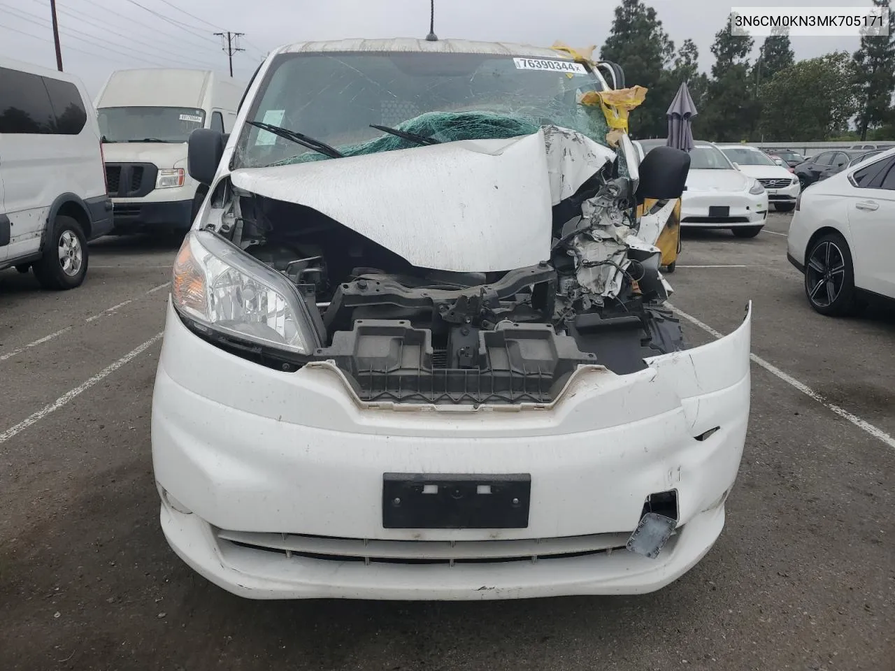 2021 Nissan Nv200 2.5S VIN: 3N6CM0KN3MK705171 Lot: 76390344