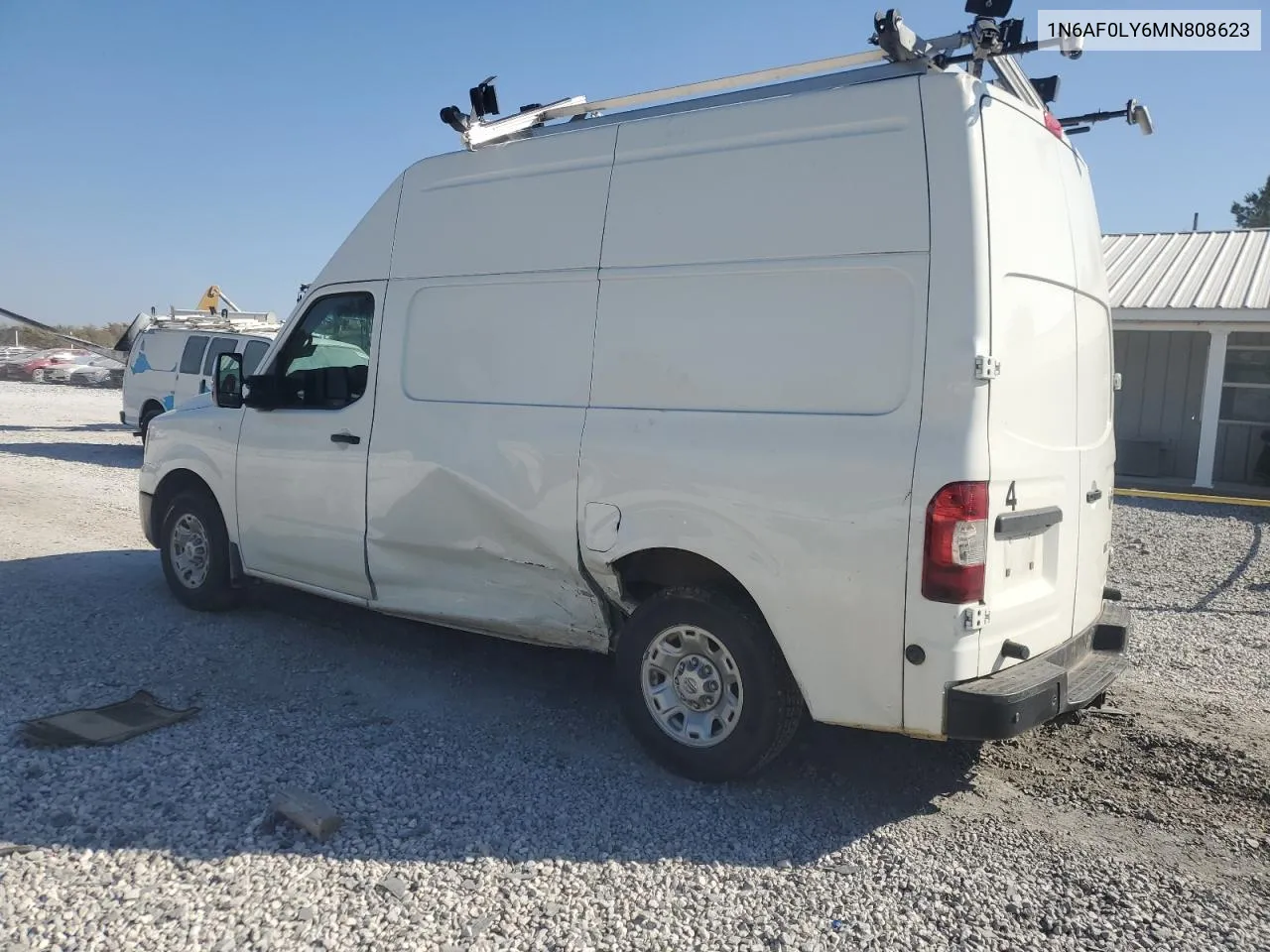 2021 Nissan Nv 2500 Sv VIN: 1N6AF0LY6MN808623 Lot: 76572464