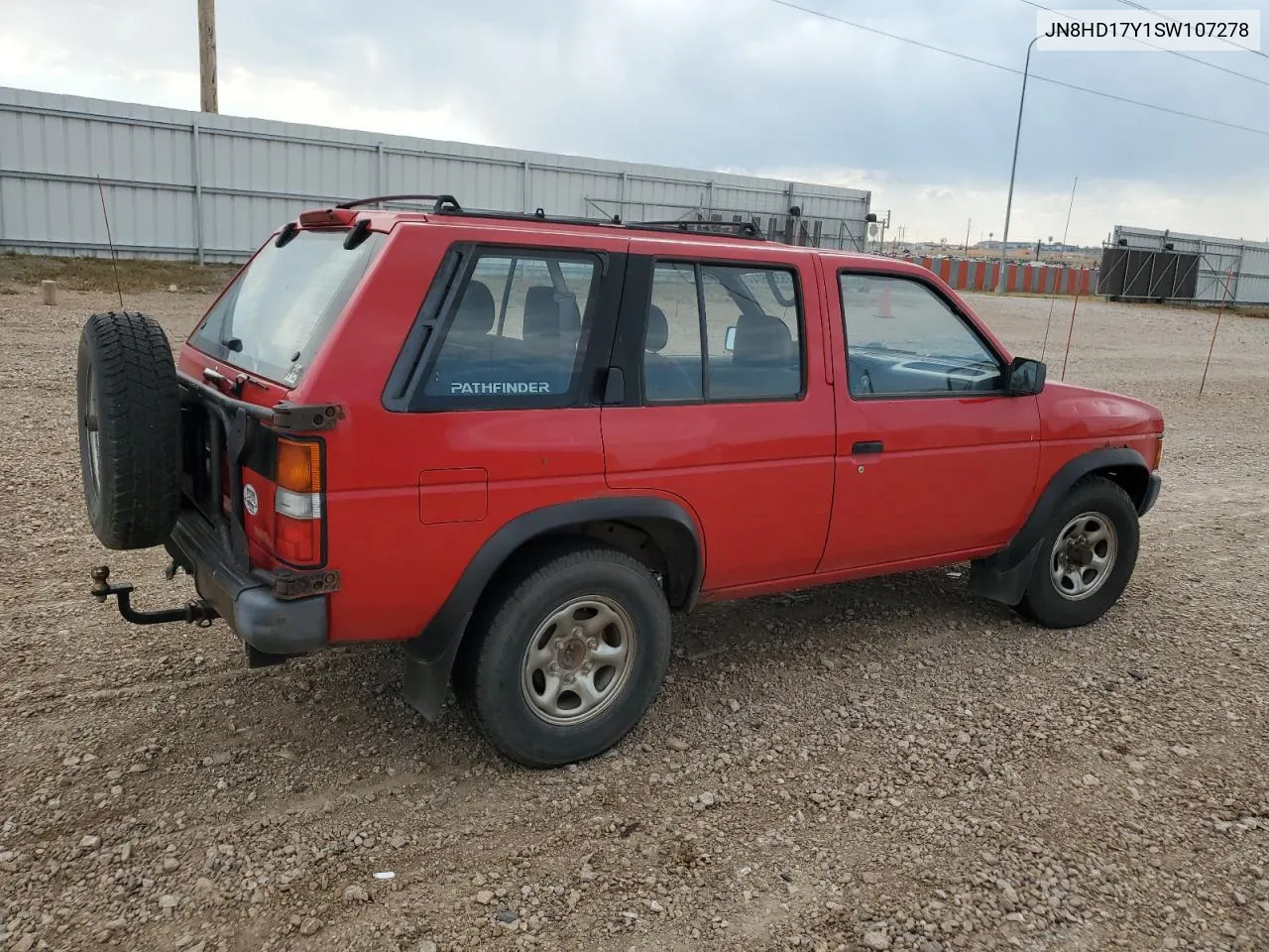 1995 Nissan Pathfinder Le VIN: JN8HD17Y1SW107278 Lot: 75359524