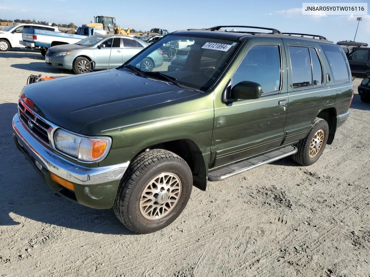 1996 Nissan Pathfinder Le VIN: JN8AR05Y0TW016116 Lot: 74121894