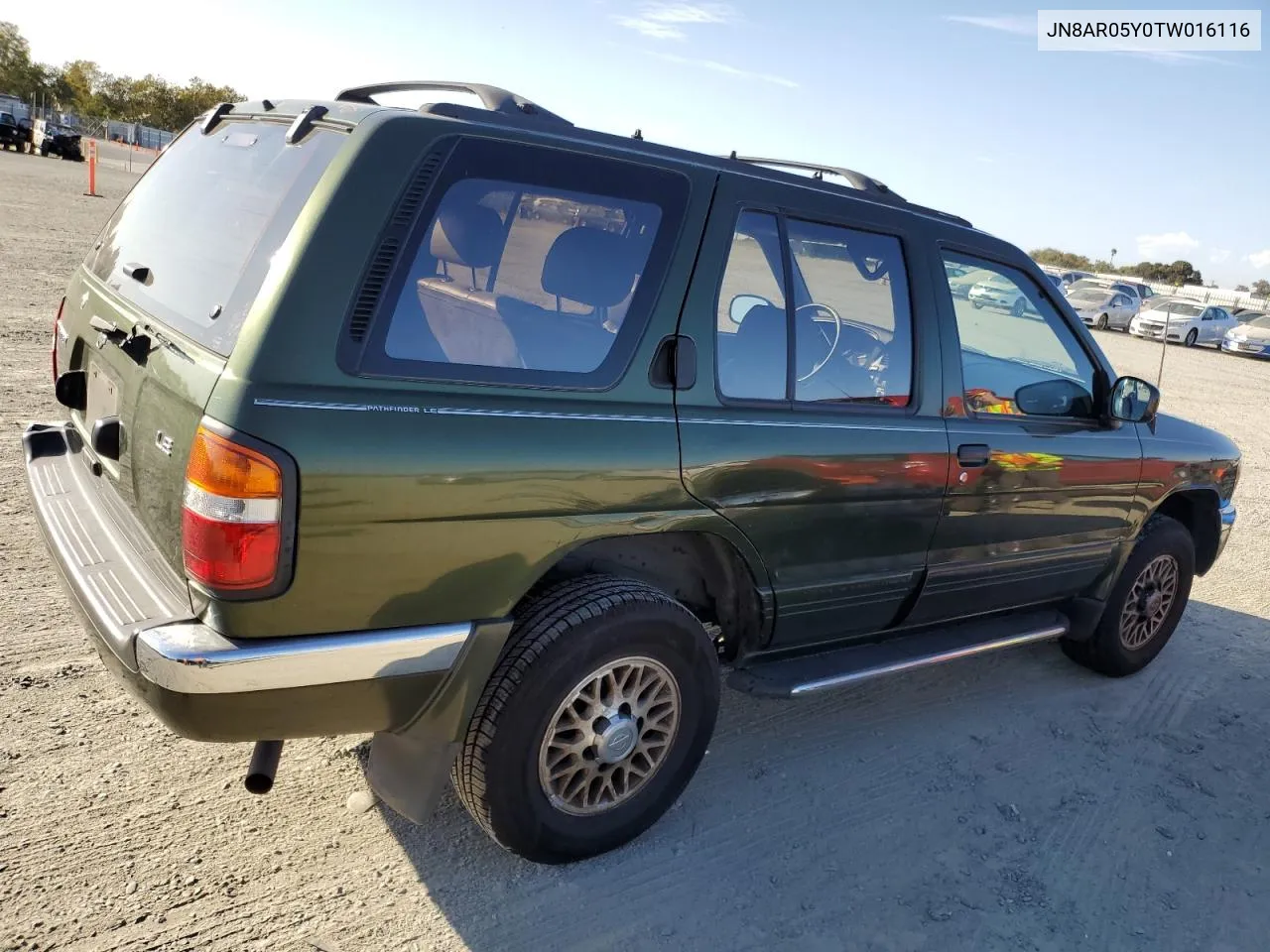 1996 Nissan Pathfinder Le VIN: JN8AR05Y0TW016116 Lot: 74121894