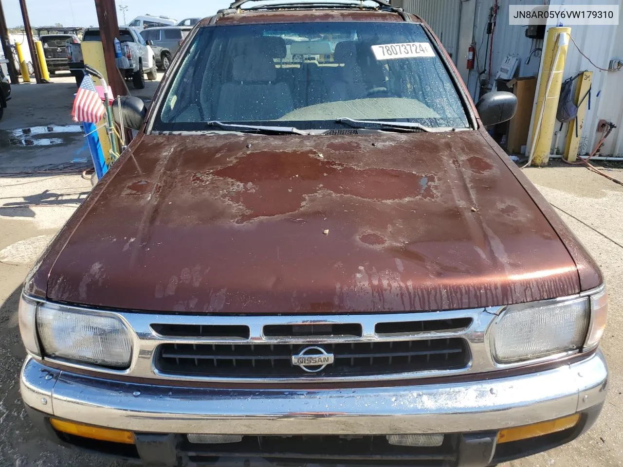 1997 Nissan Pathfinder Le VIN: JN8AR05Y6VW179310 Lot: 78073724