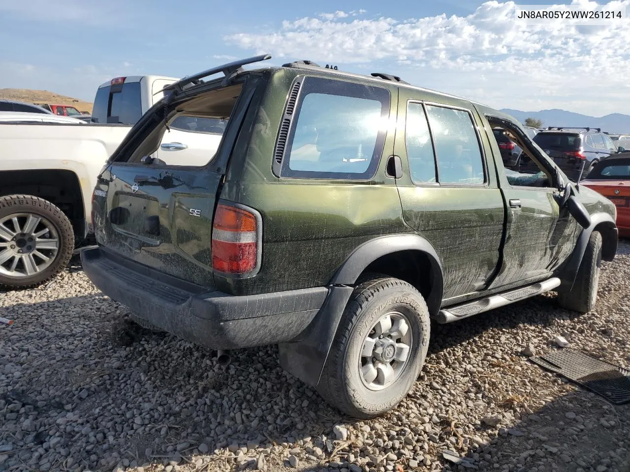 1998 Nissan Pathfinder Le VIN: JN8AR05Y2WW261214 Lot: 70655464